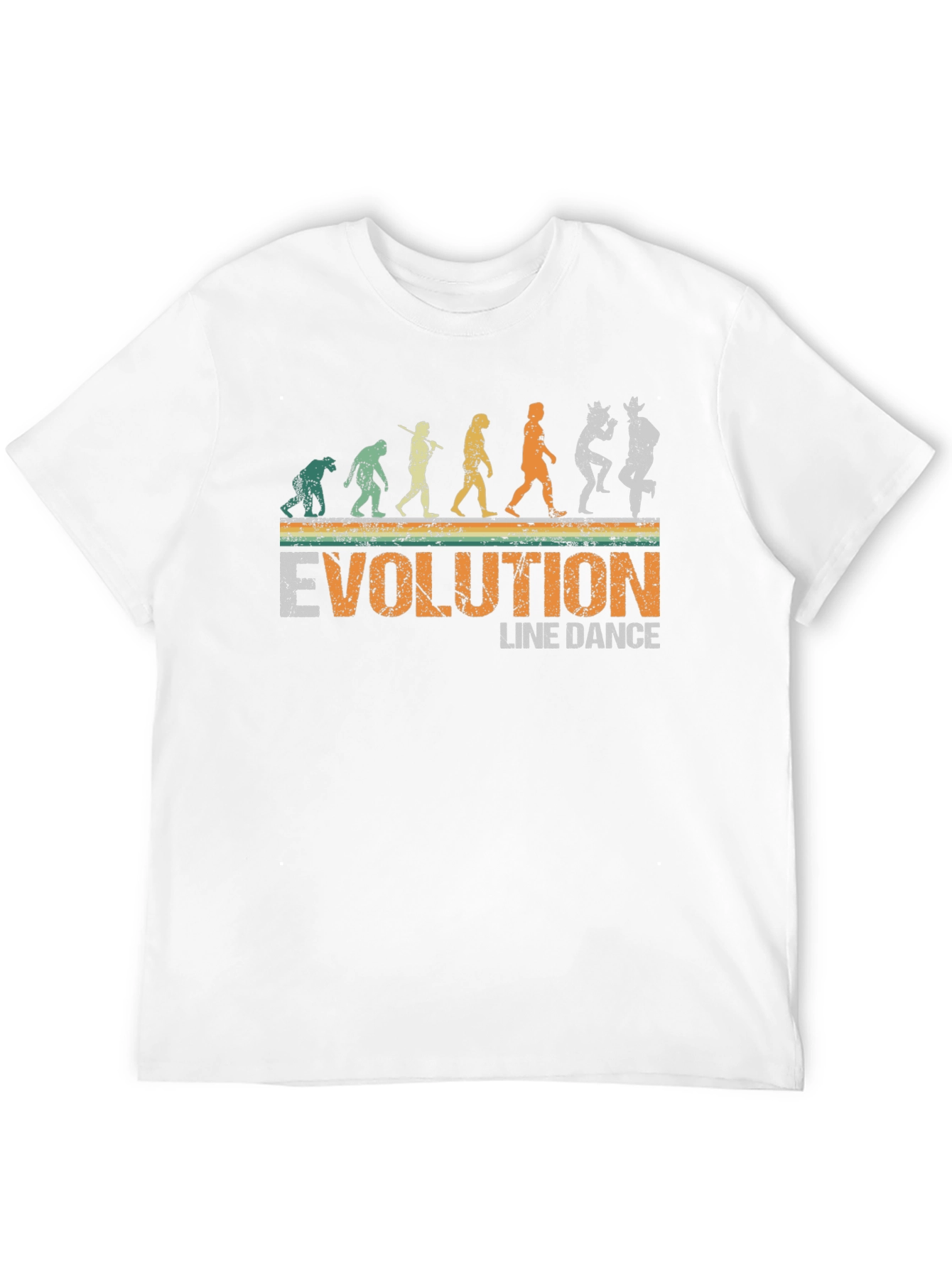 Evolution of Line Dance Black T-Shirt