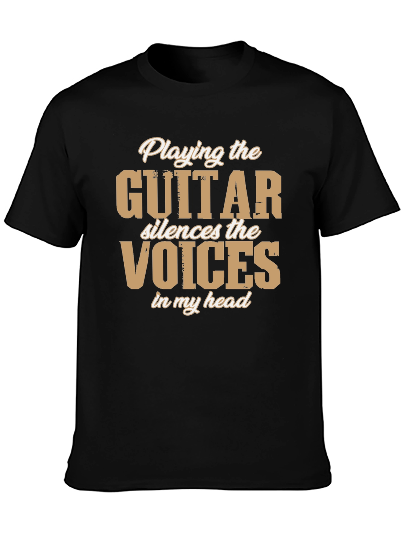 Guitar Silences Voices T-Shirt - Music Lover Tee