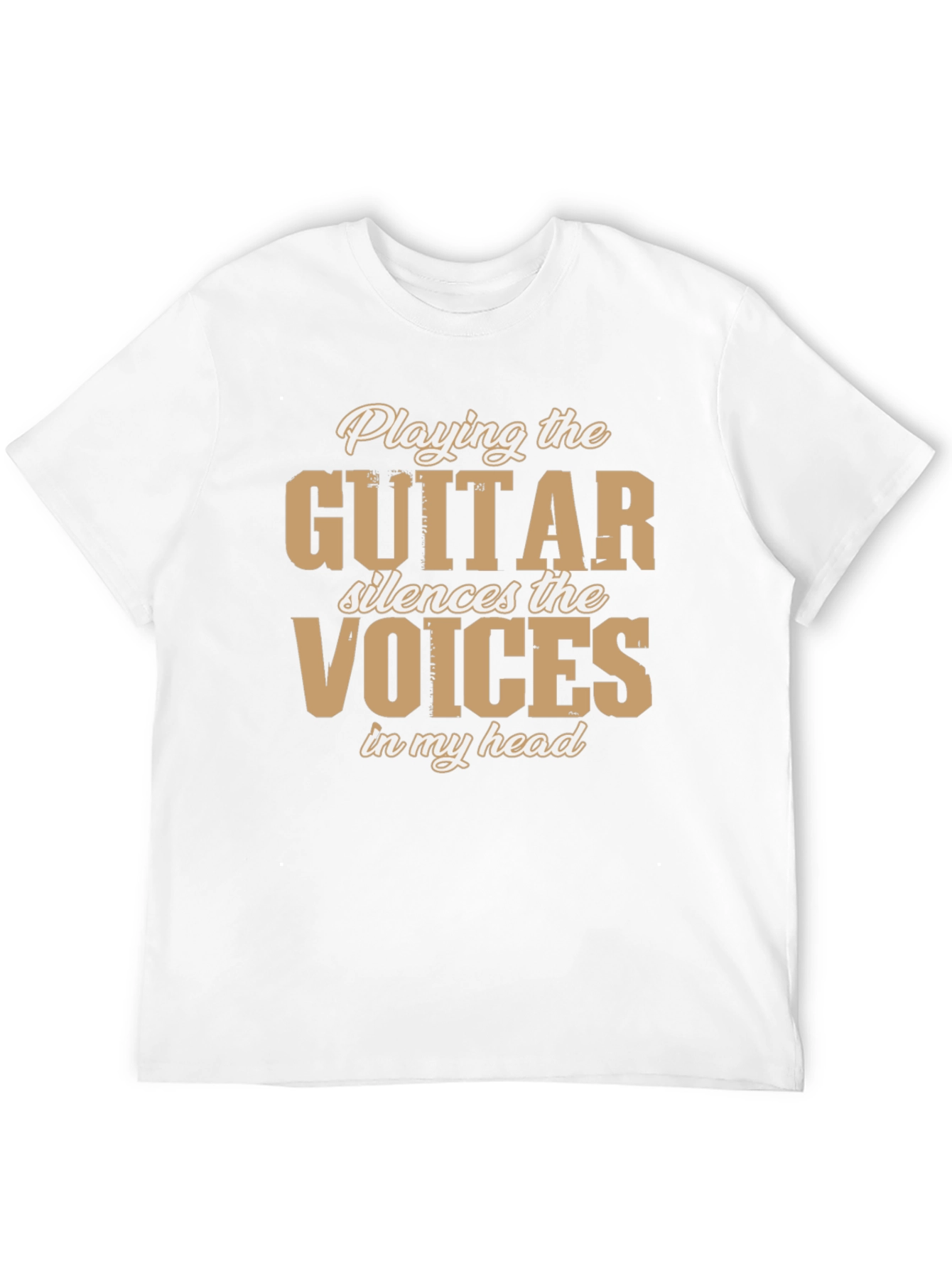 Guitar Silences Voices T-Shirt - Music Lover Tee