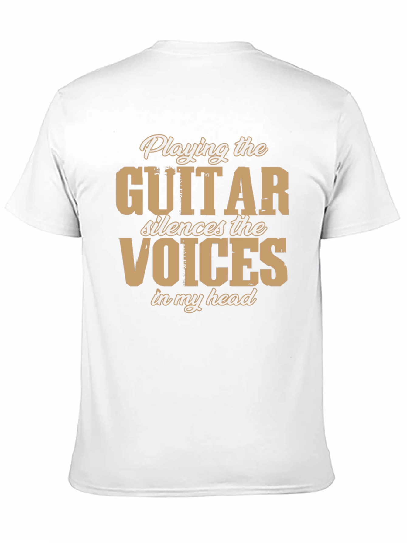 Guitar Silences Voices T-Shirt - Music Lover Tee