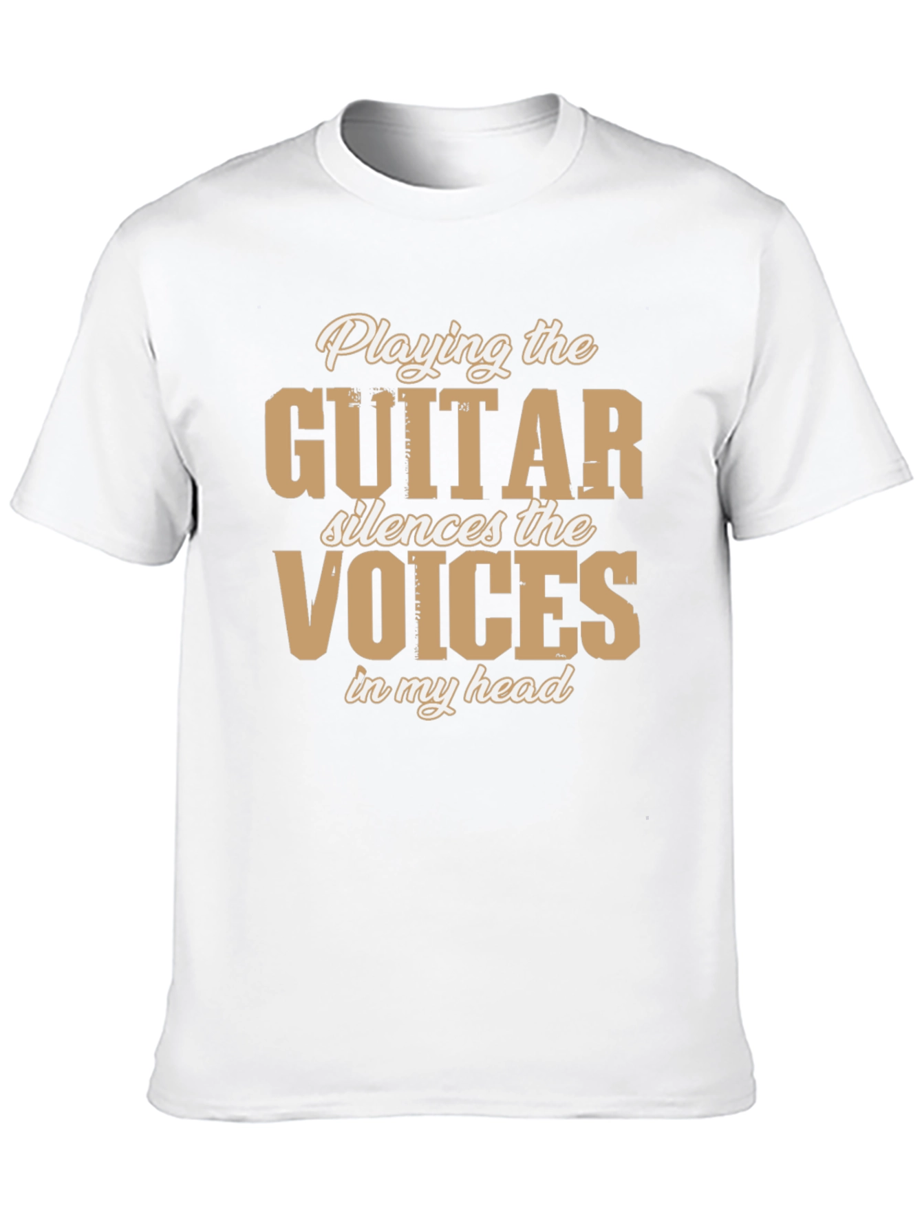 Guitar Silences Voices T-Shirt - Music Lover Tee