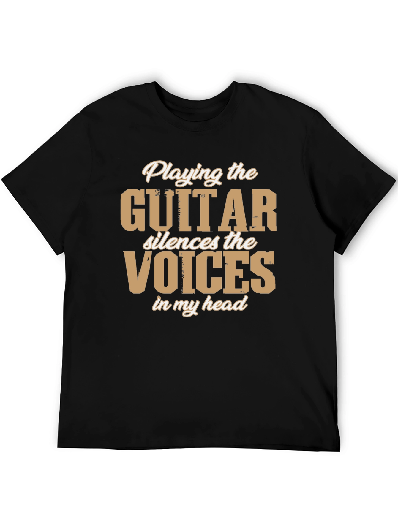 Guitar Silences Voices T-Shirt - Music Lover Tee