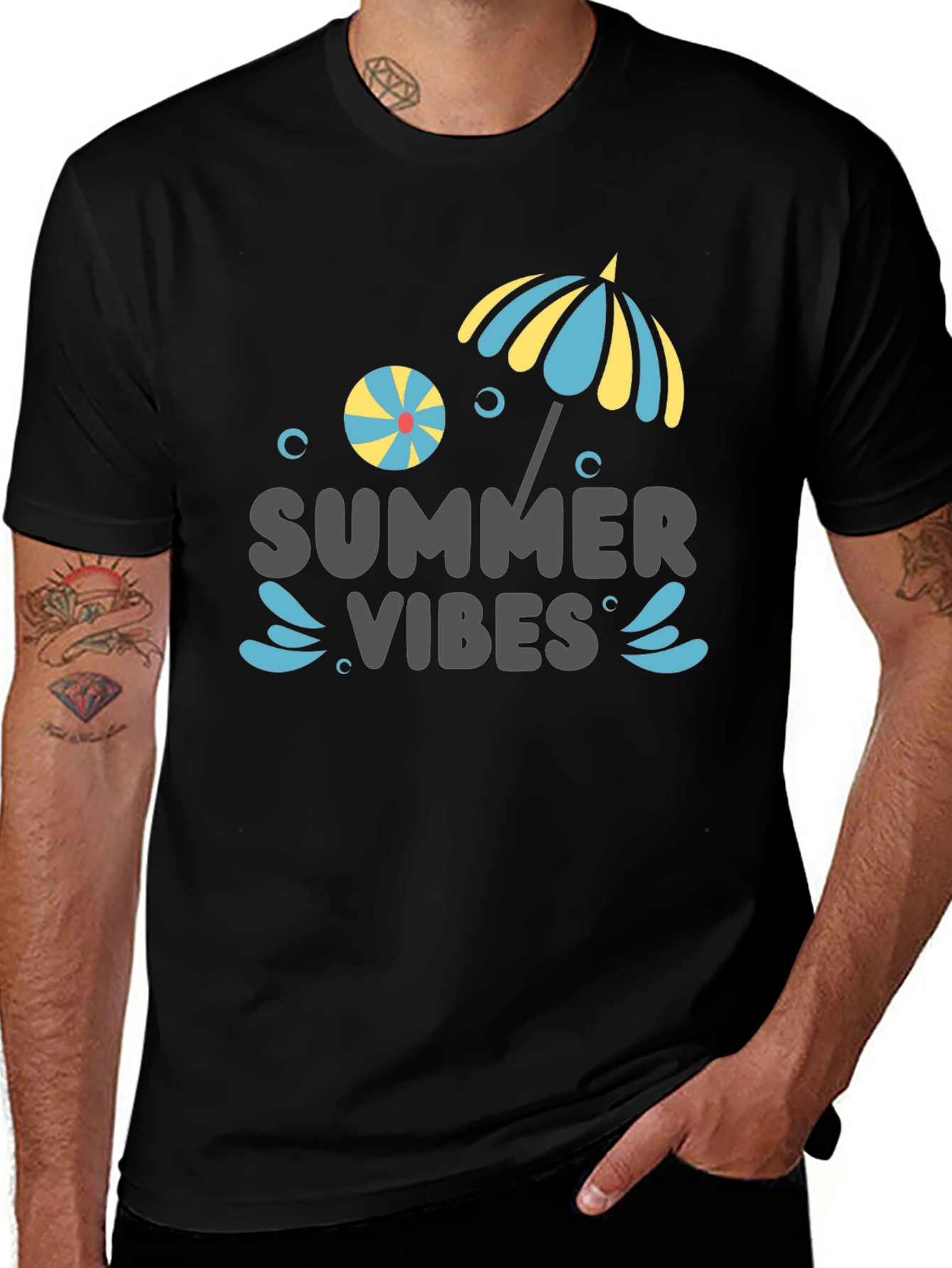 Summer Vibes Graphic Tee - Beach Ready!