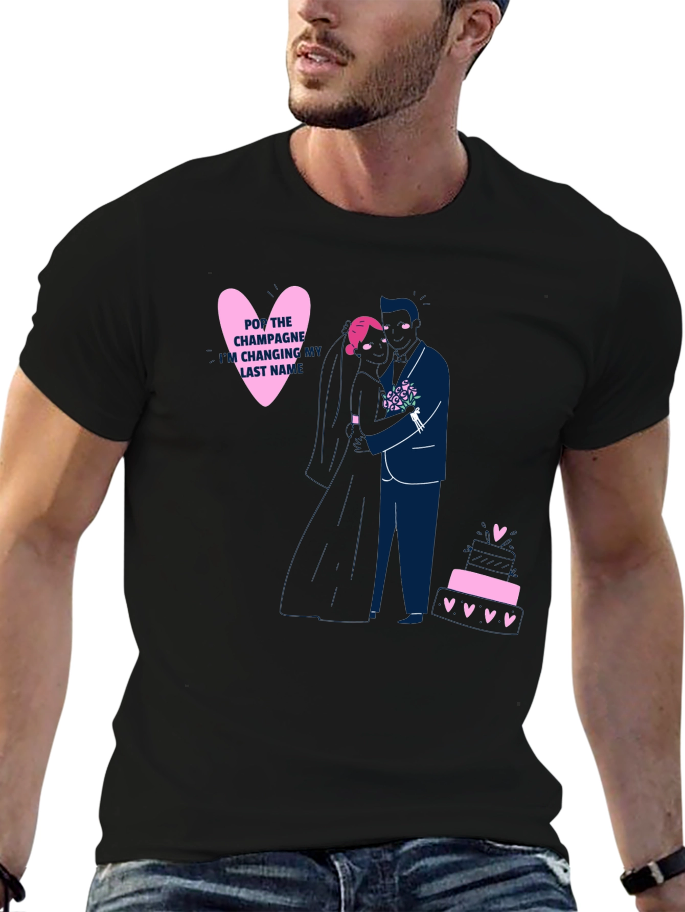 Wedding Couple Graphic T-Shirt