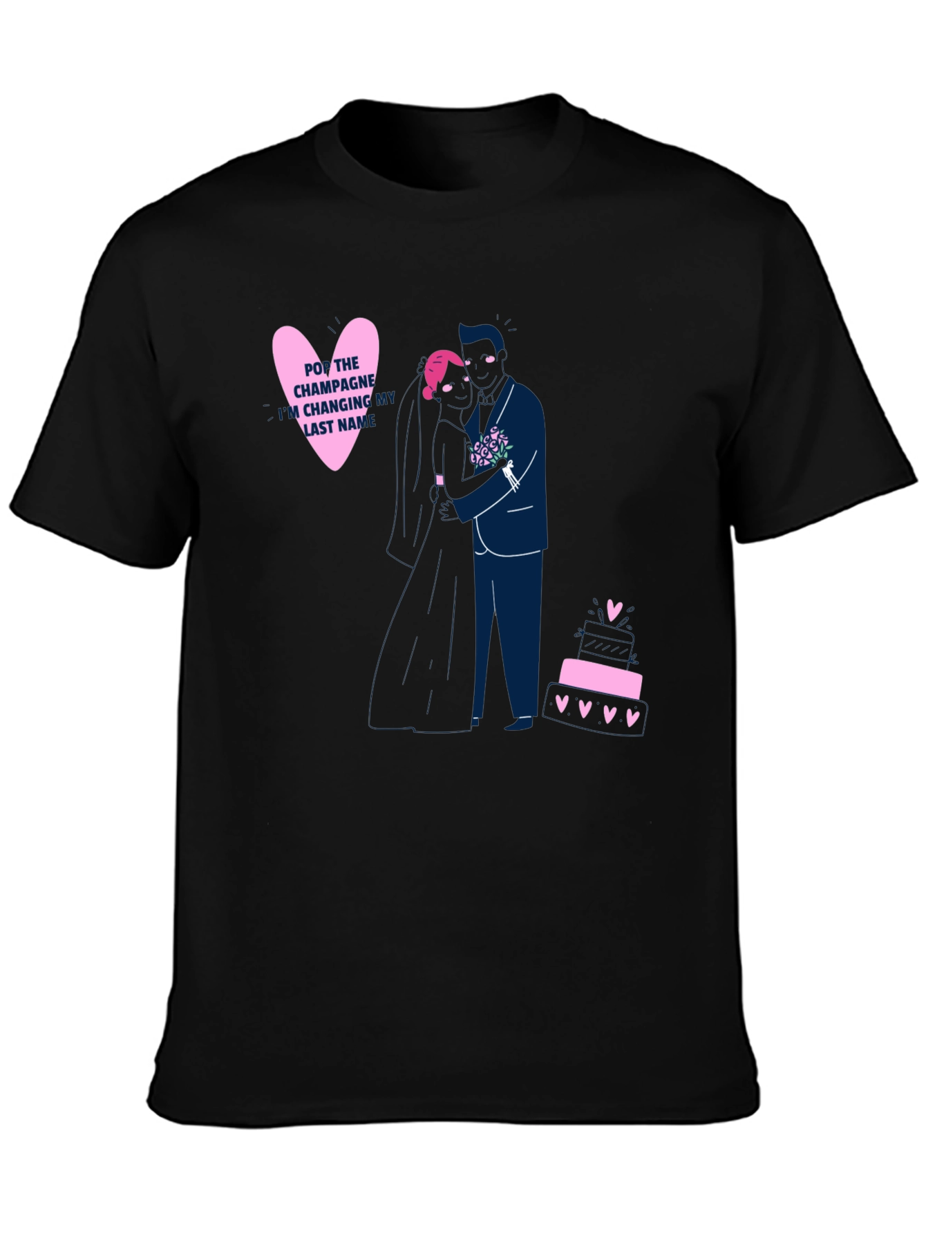 Wedding Couple Graphic T-Shirt