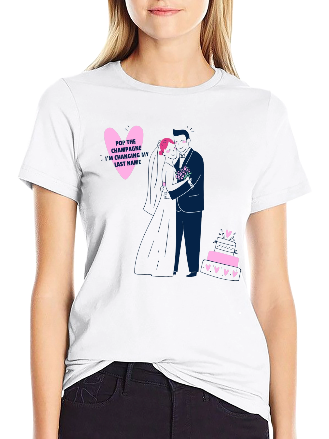 Wedding Couple Graphic T-Shirt