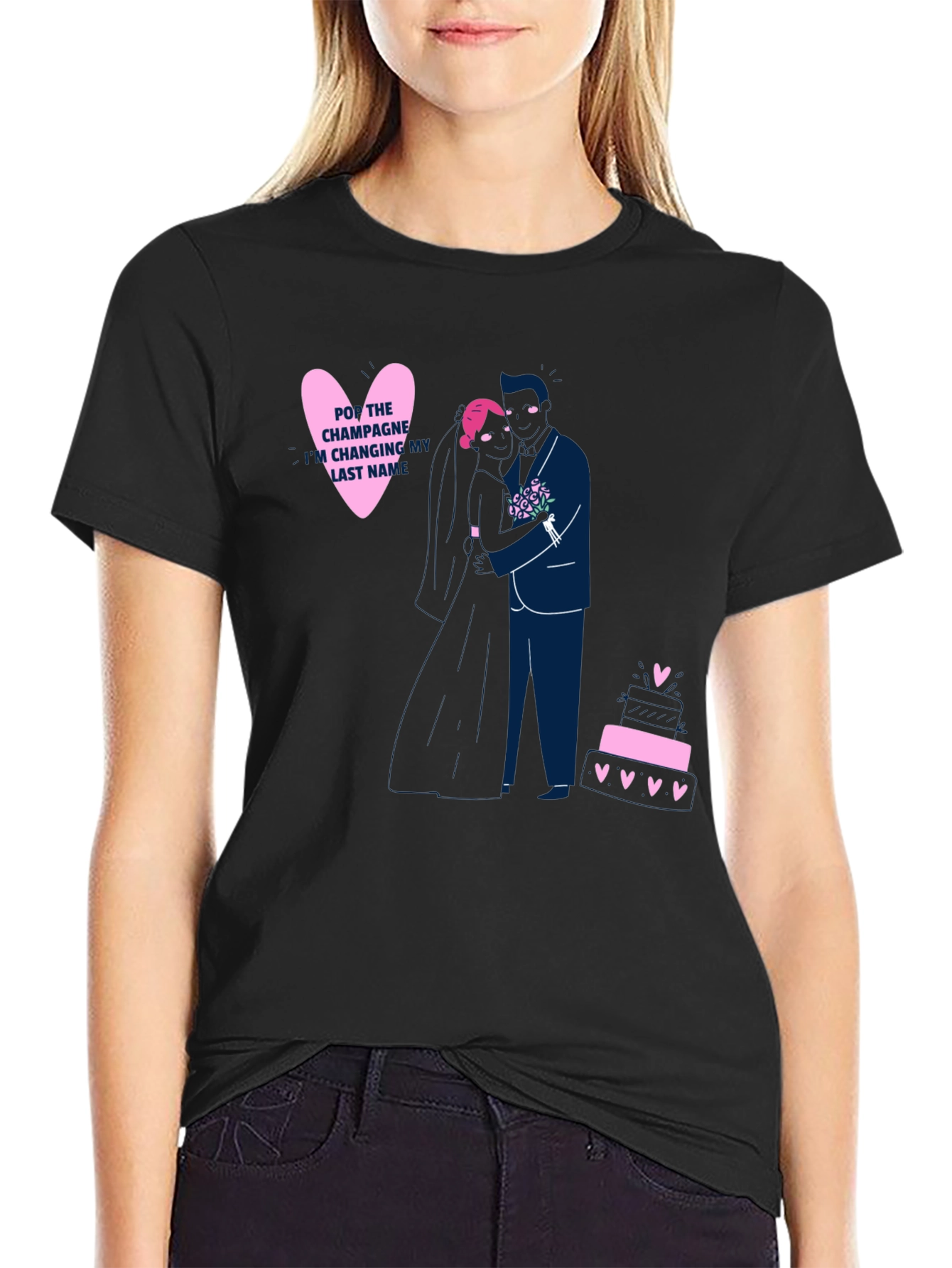 Wedding Couple Graphic T-Shirt