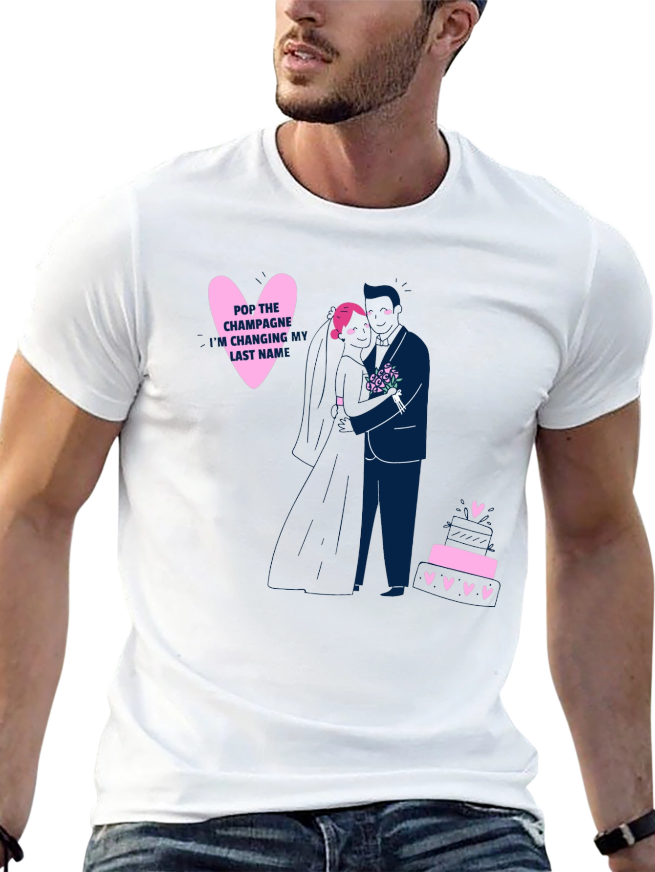 Wedding Couple Graphic T-Shirt