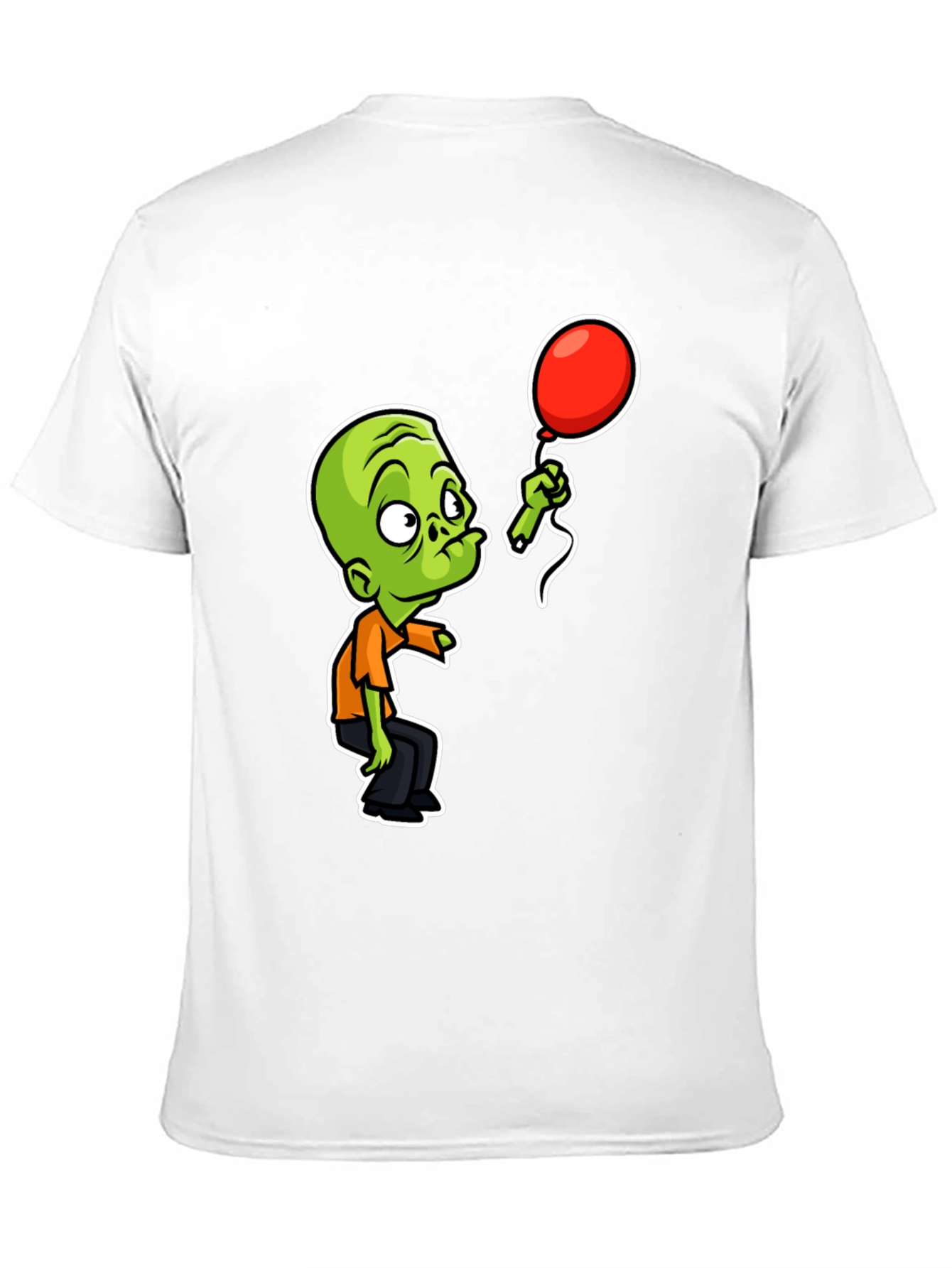 Zombie with Balloon Graphic Tee