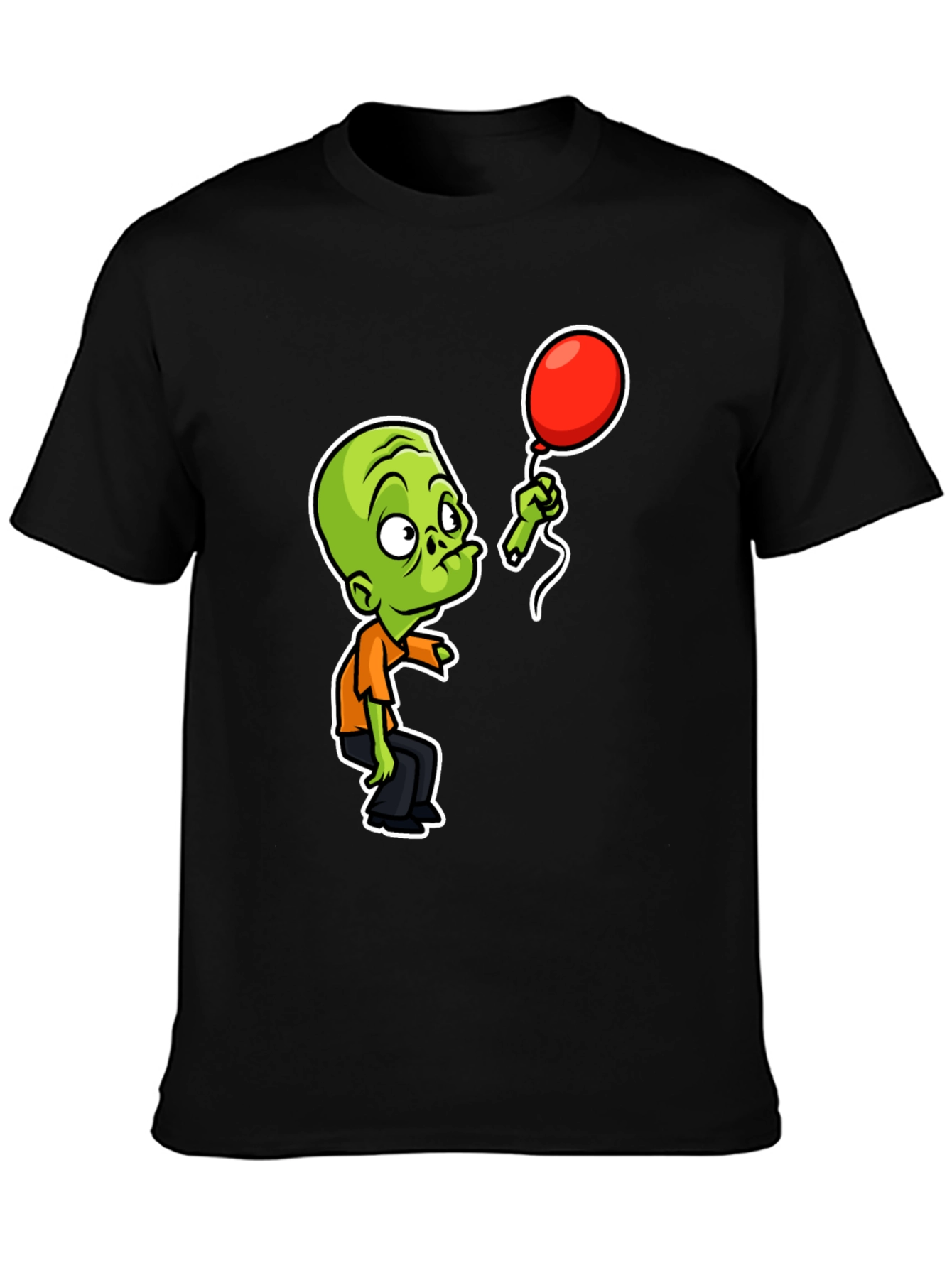 Zombie with Balloon Graphic Tee