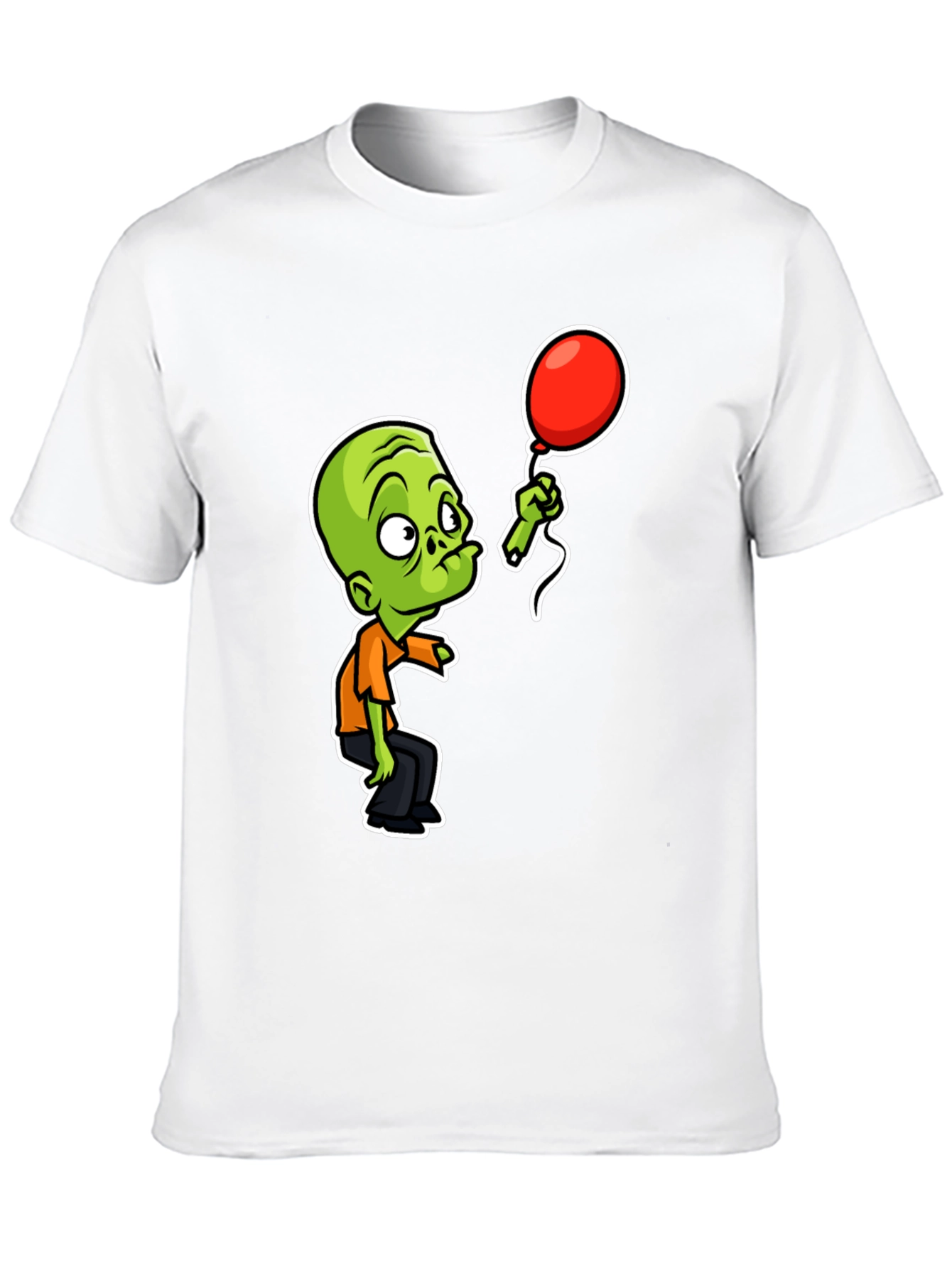 Zombie with Balloon Graphic Tee