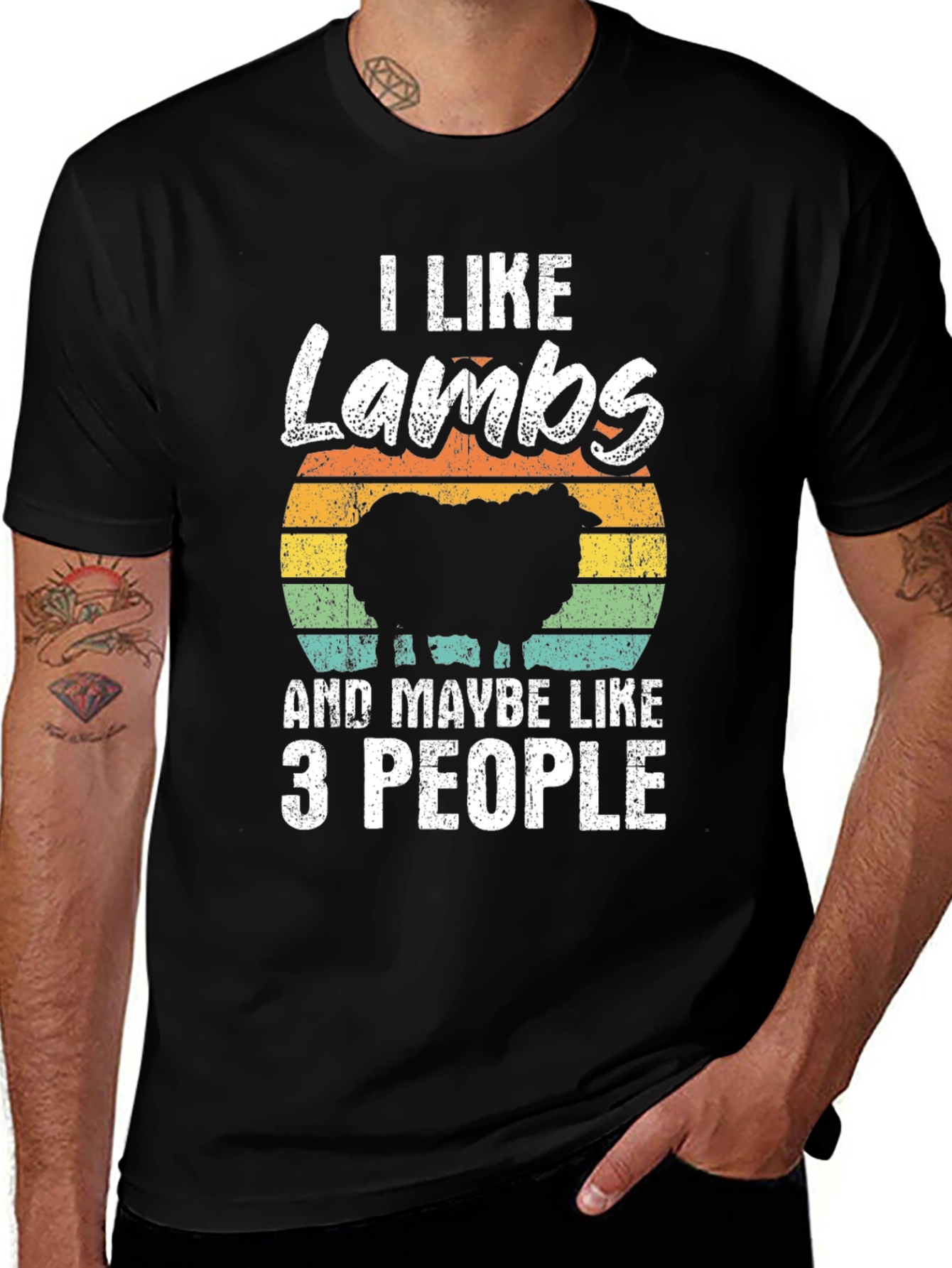 I Like Lambs and Maybe Like 3 People T-Shirt