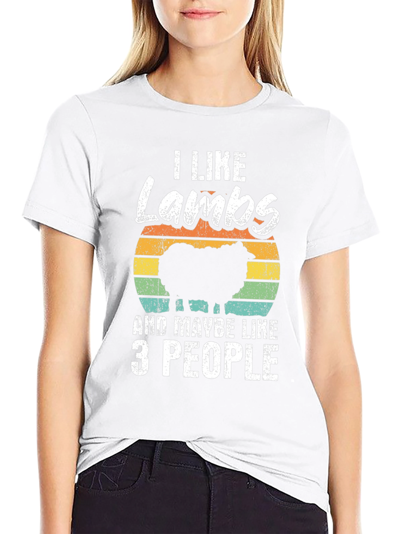 I Like Lambs and Maybe Like 3 People T-Shirt