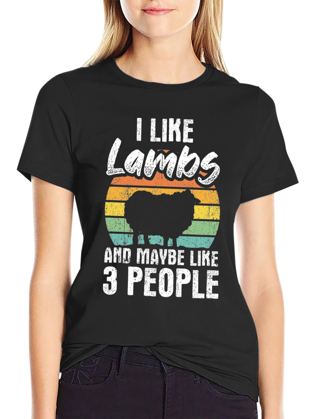 I Like Lambs and Maybe Like 3 People T-Shirt