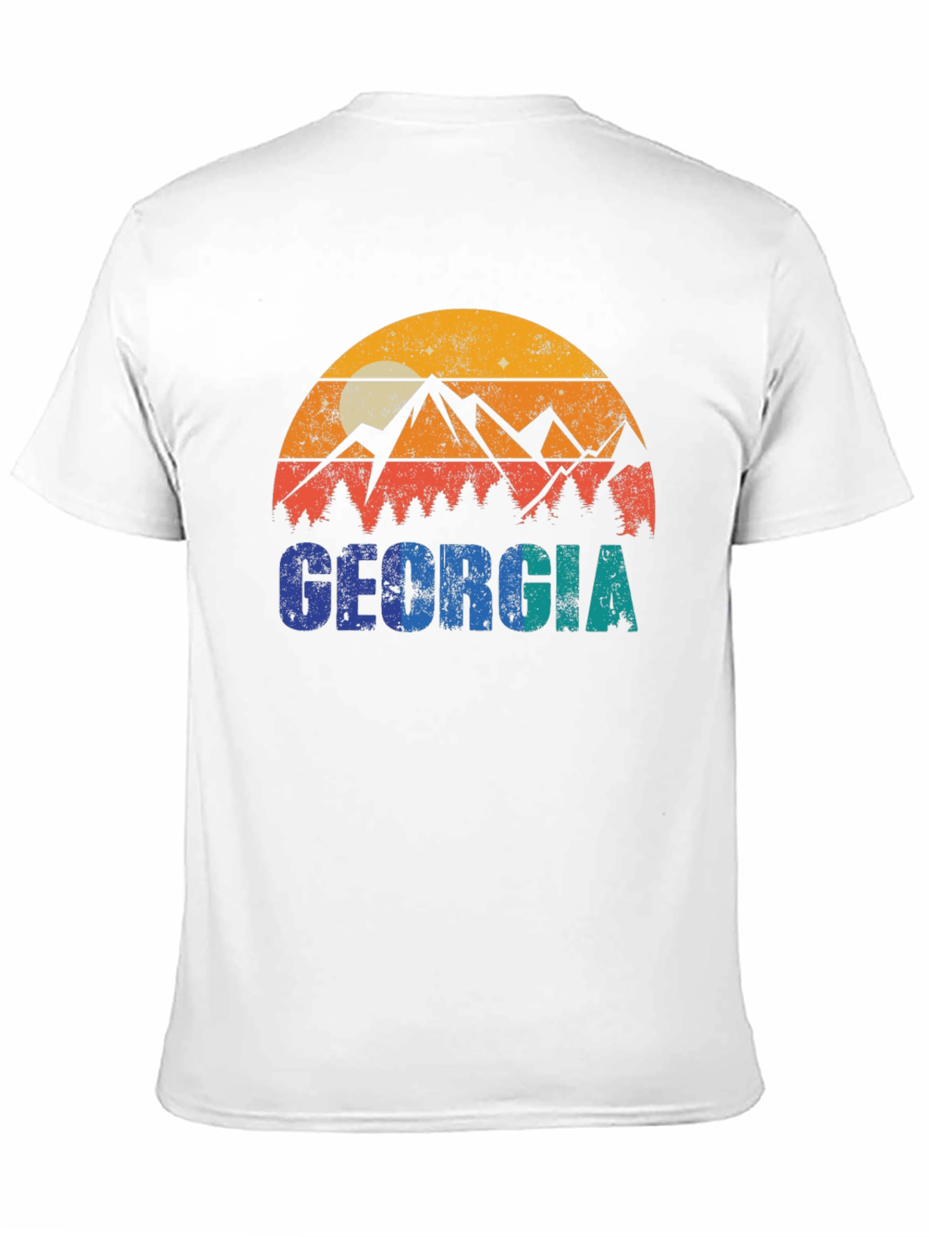 Georgia Mountains Retro T-Shirt