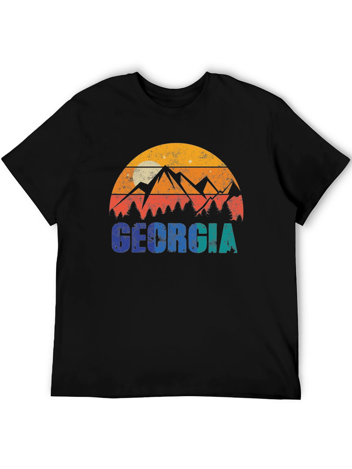 Georgia Mountains Retro T-Shirt