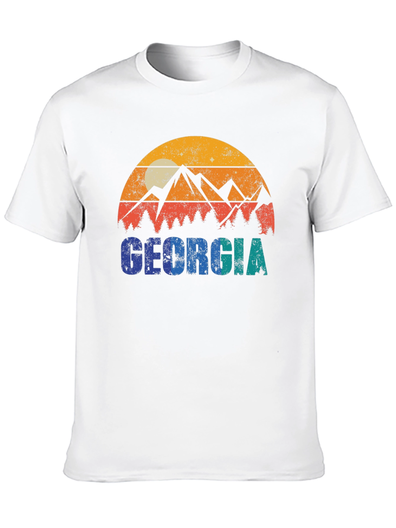 Georgia Mountains Retro T-Shirt
