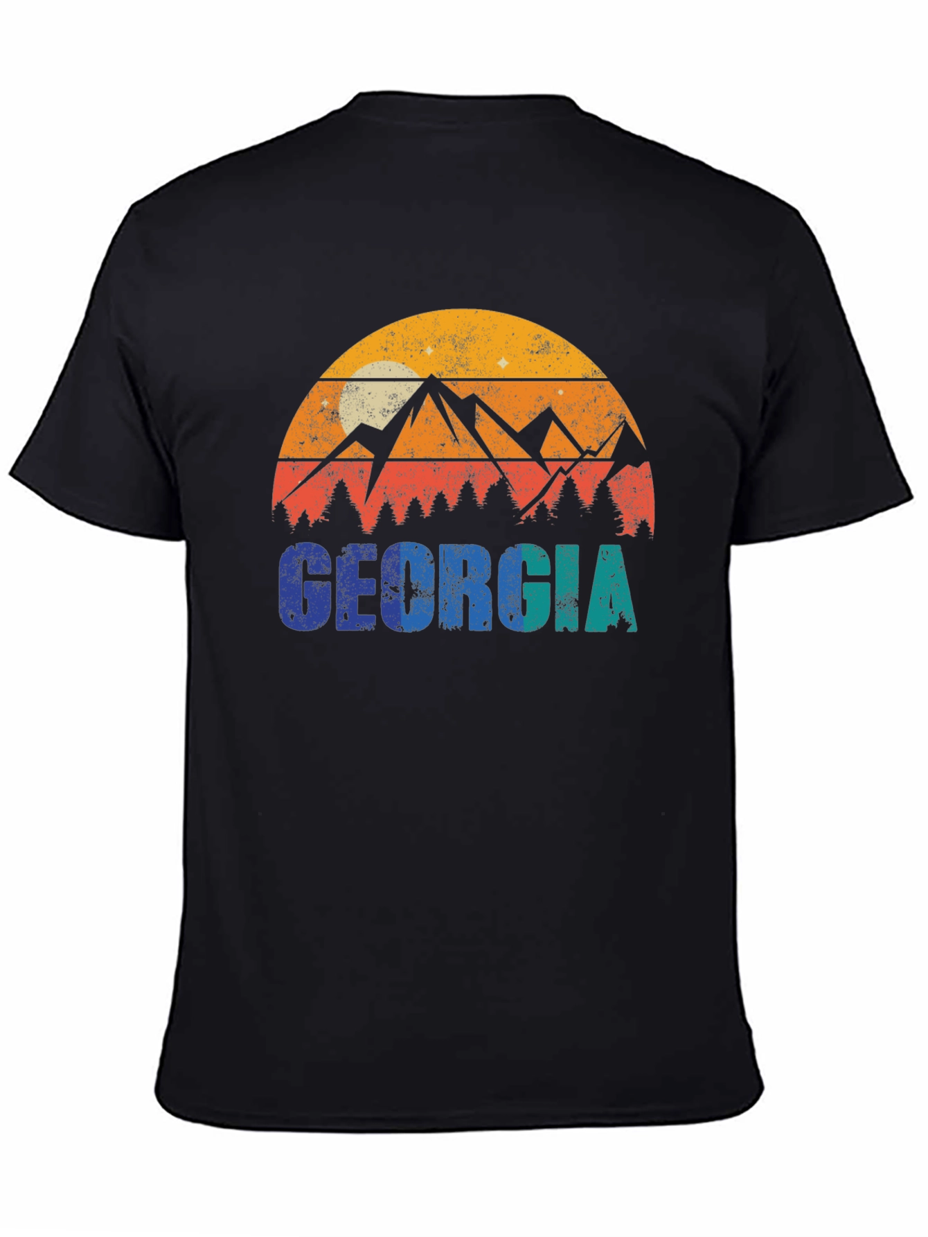 Georgia Mountains Retro T-Shirt