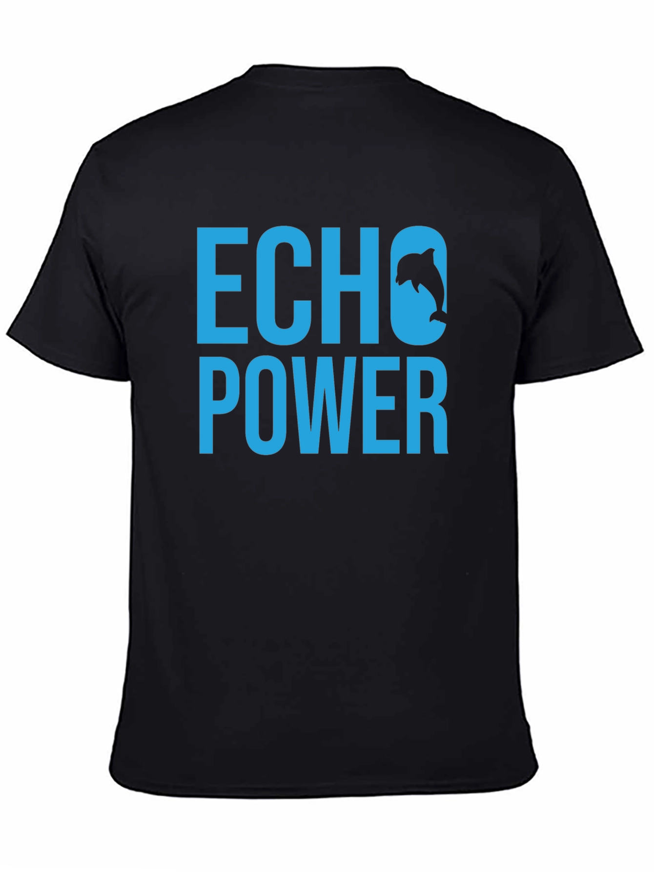 Echo Power Dolphin T-Shirt - Black