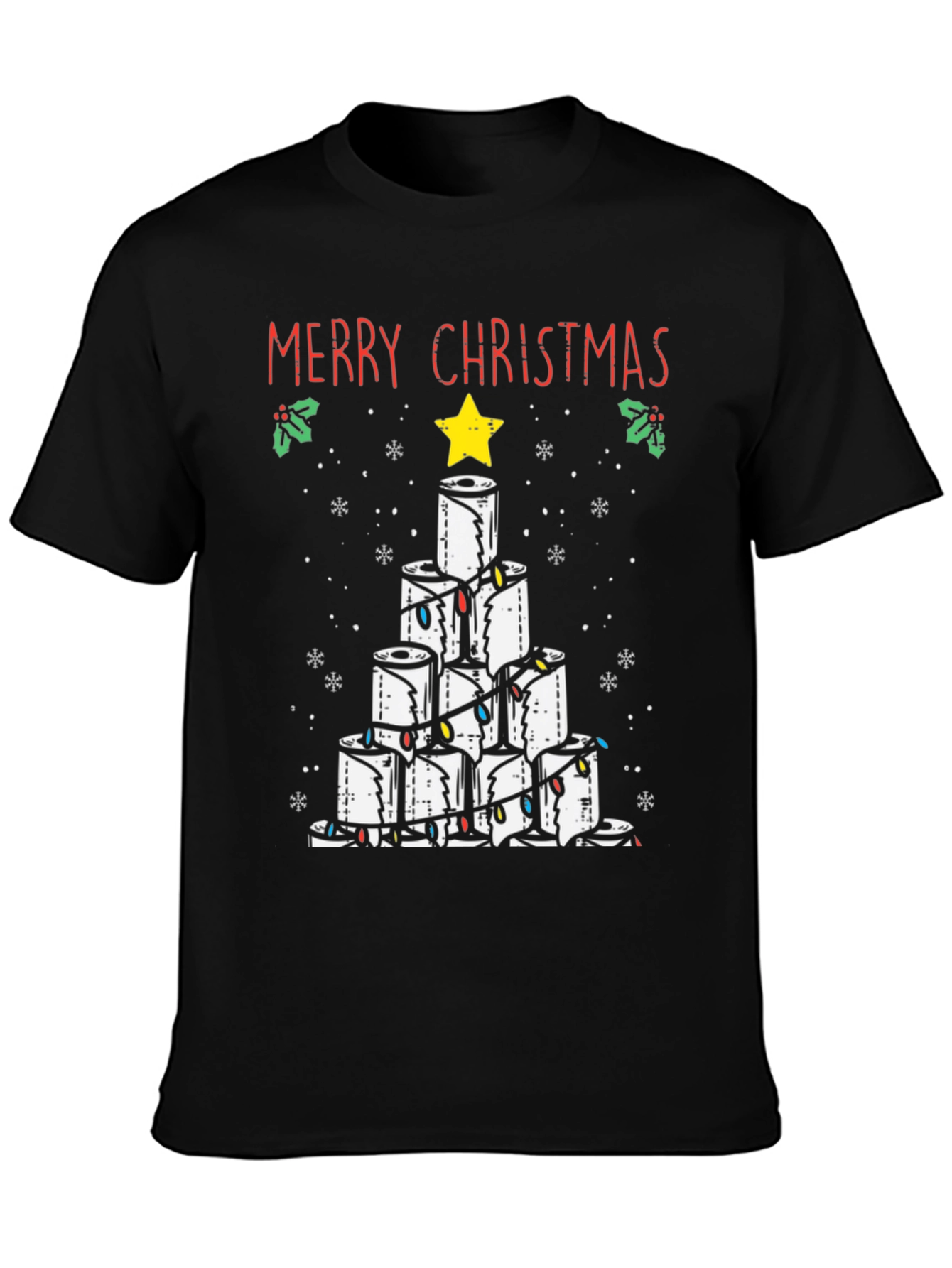 Toilet Paper Christmas Tree Tee
