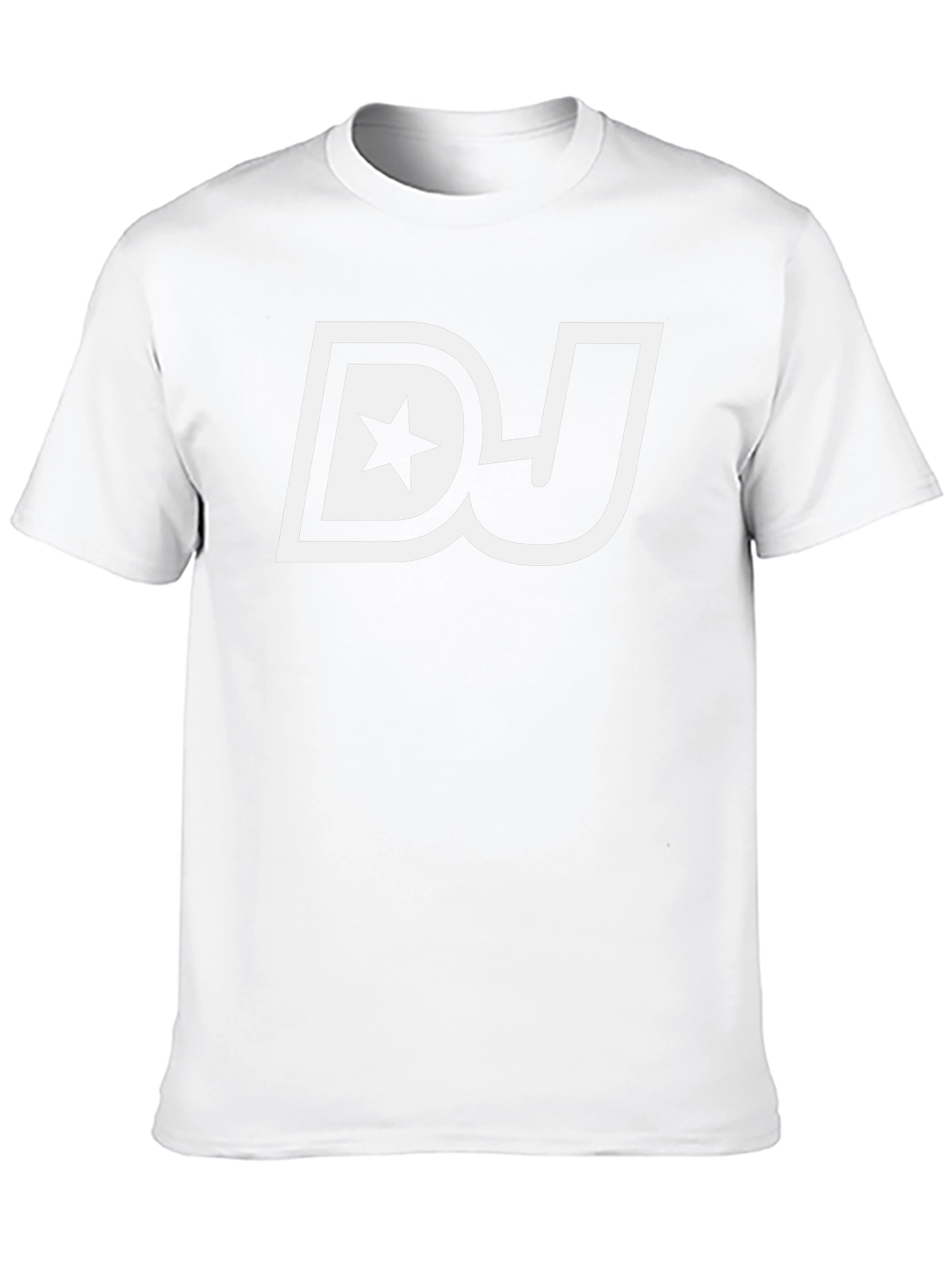 DJ Star Graphic Tee - Black Cotton T-Shirt