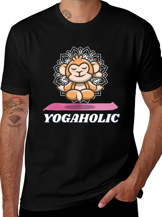 Yoga Monkey Graphic Tee - Yogaholic T-Shirt