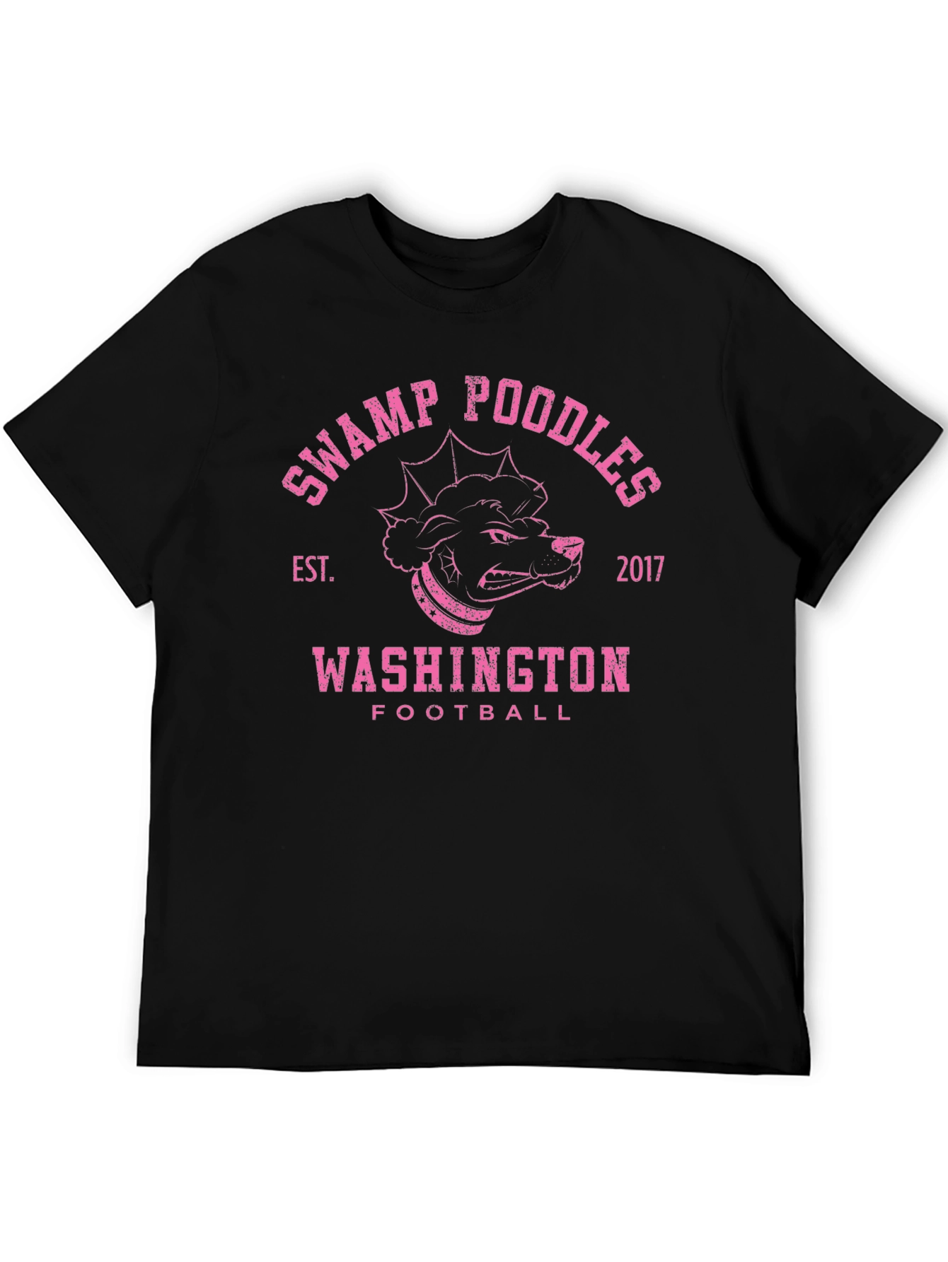 Swamp Poodles Football T-Shirt