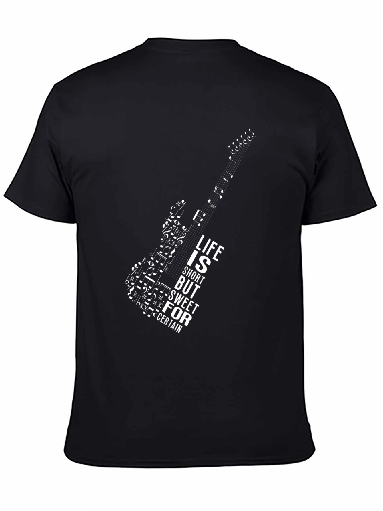 Guitar Music Note Graphic Tee