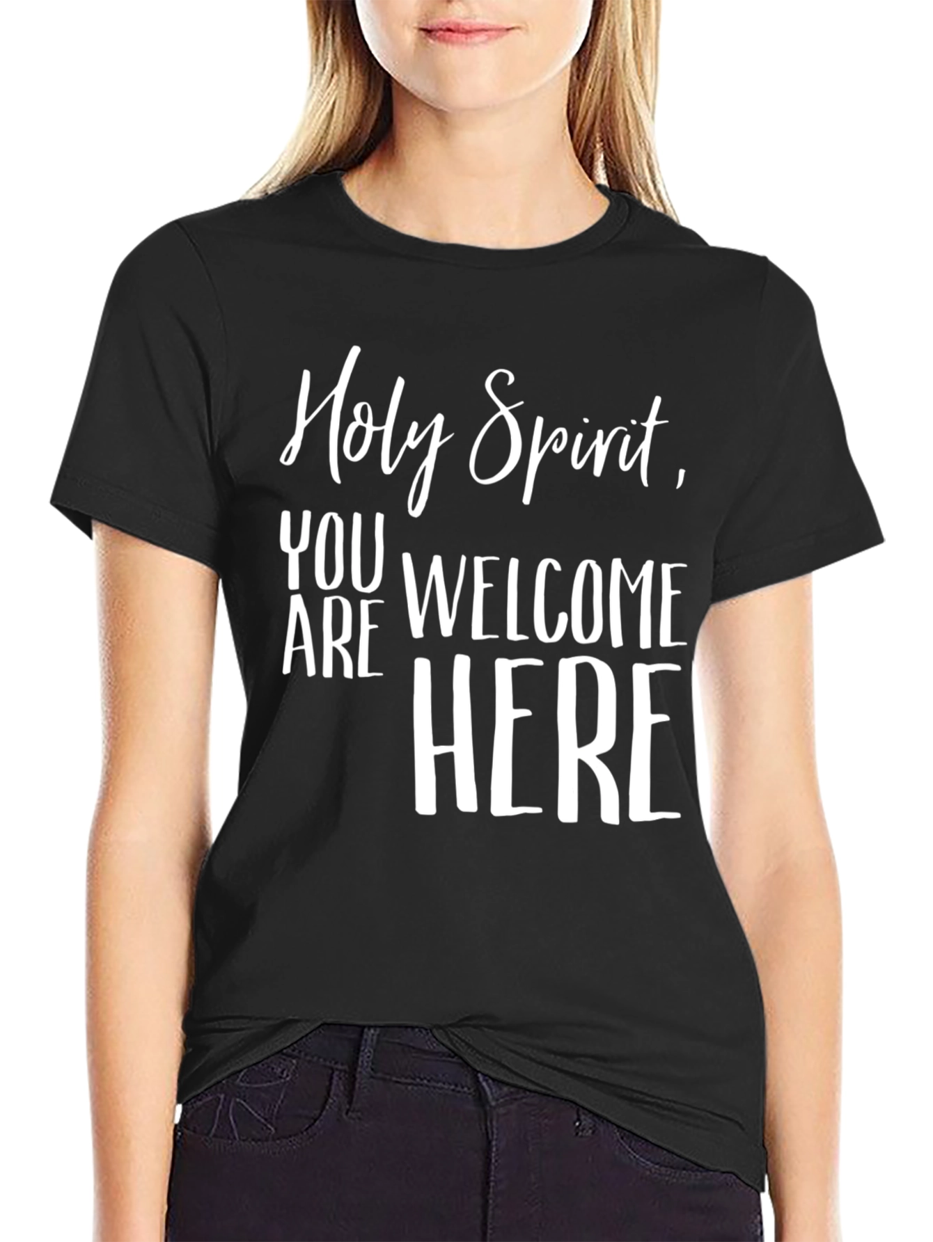 Holy Spirit Welcome Here Graphic Tee
