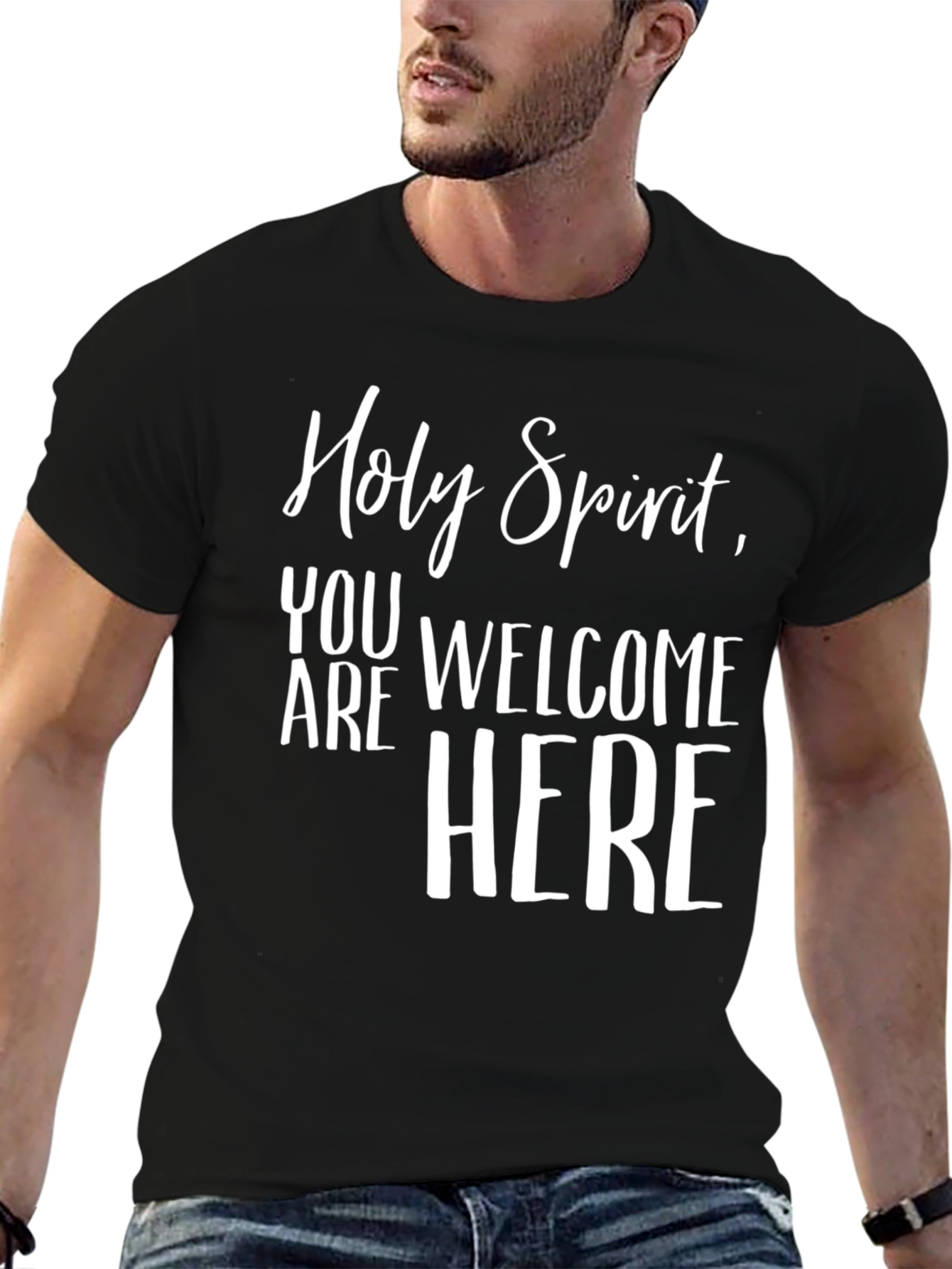 Holy Spirit Welcome Here Graphic Tee