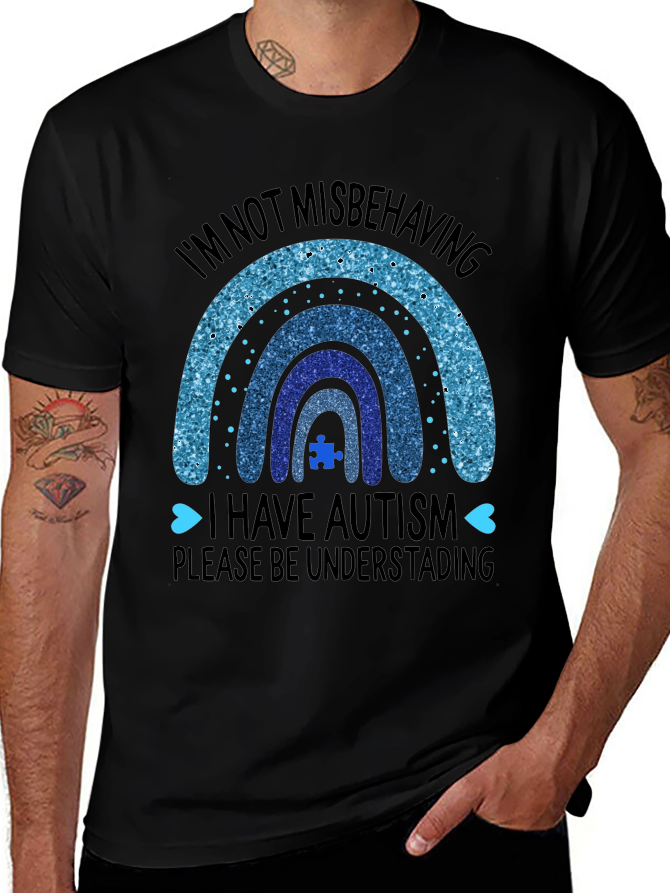 Autism Awareness Rainbow T-Shirt
