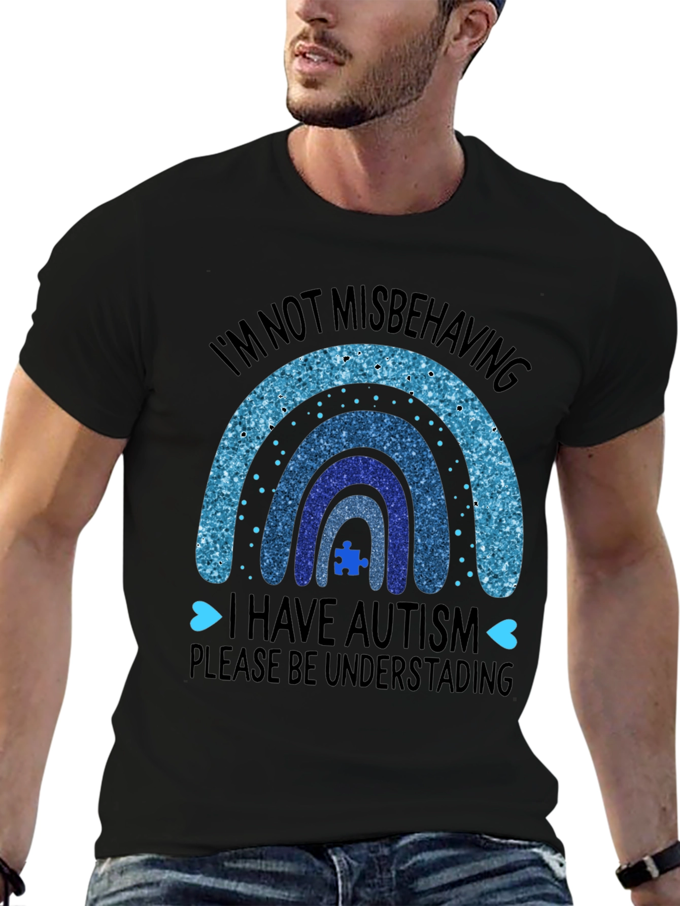 Autism Awareness Rainbow T-Shirt