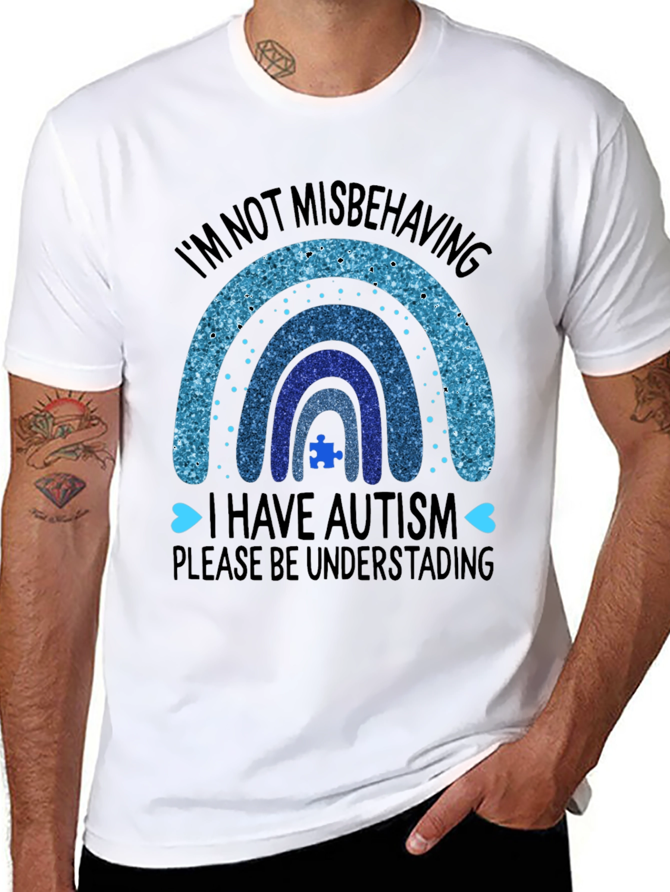 Autism Awareness Rainbow T-Shirt