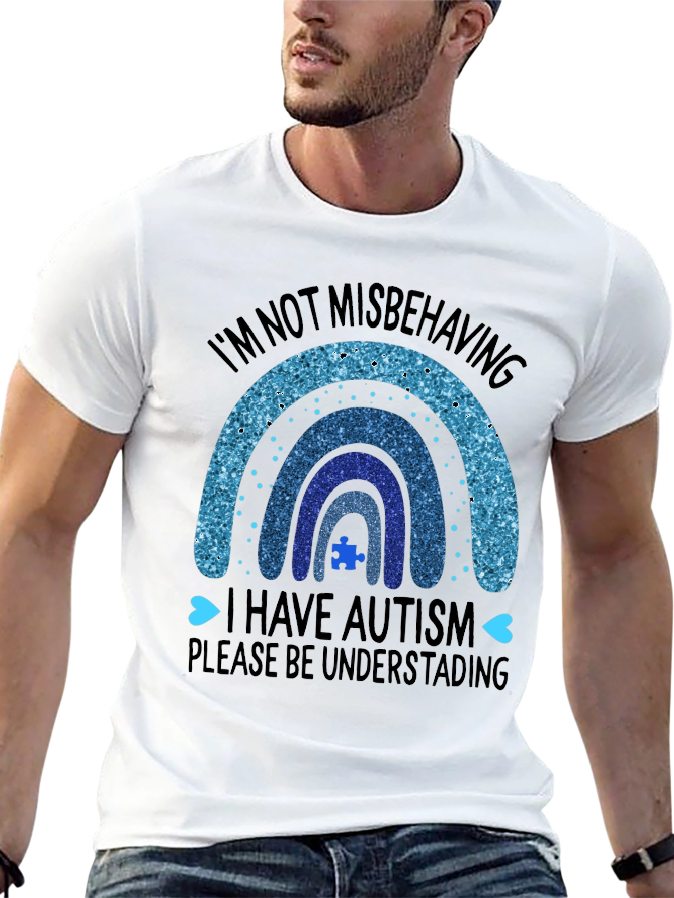 Autism Awareness Rainbow T-Shirt