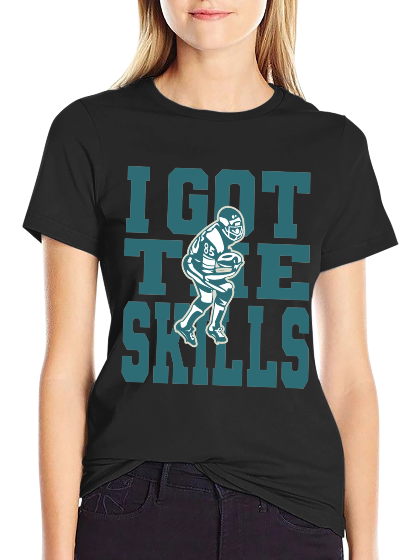 I Got The Skills Football Graphic T-Shirt