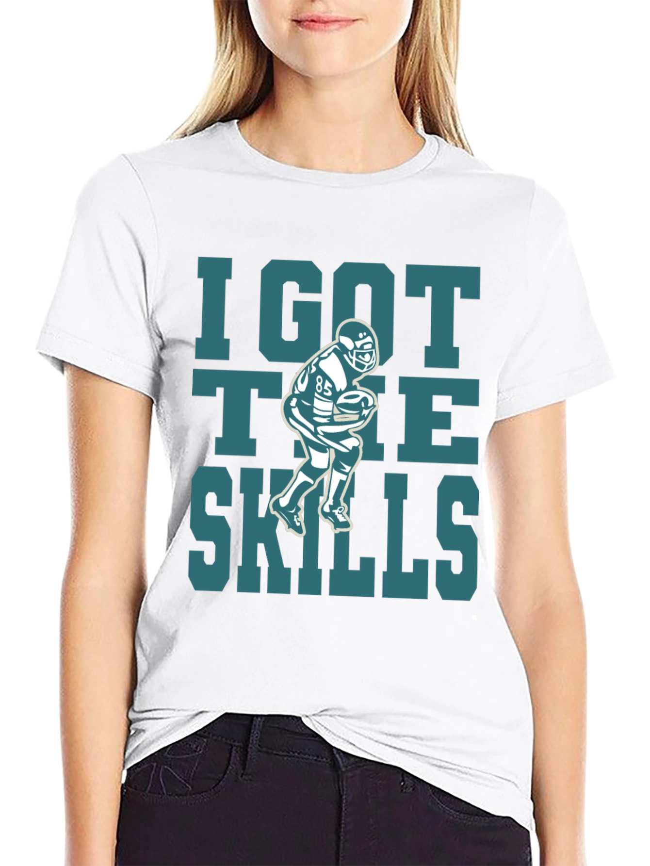 I Got The Skills Football Graphic T-Shirt