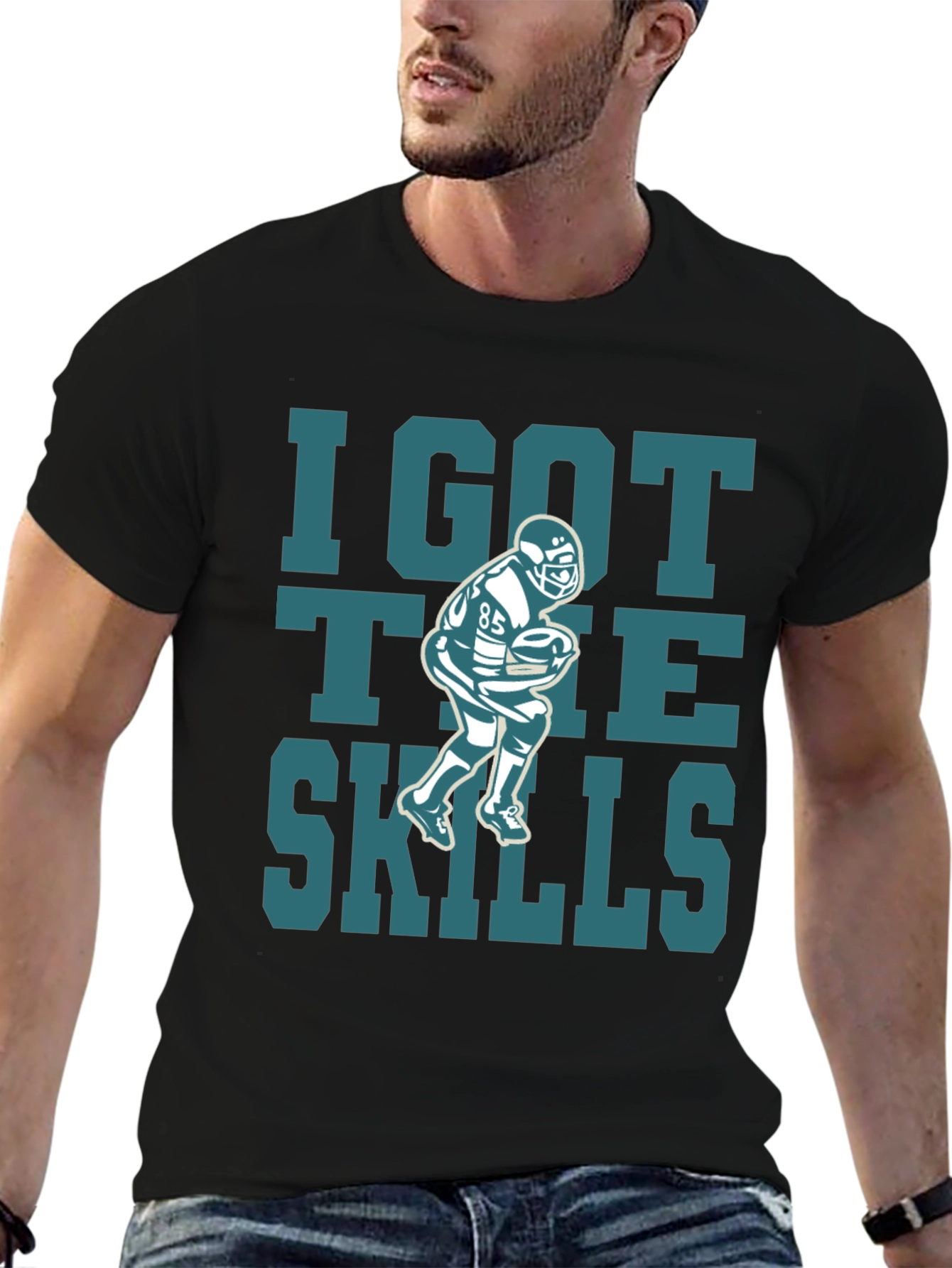 I Got The Skills Football Graphic T-Shirt