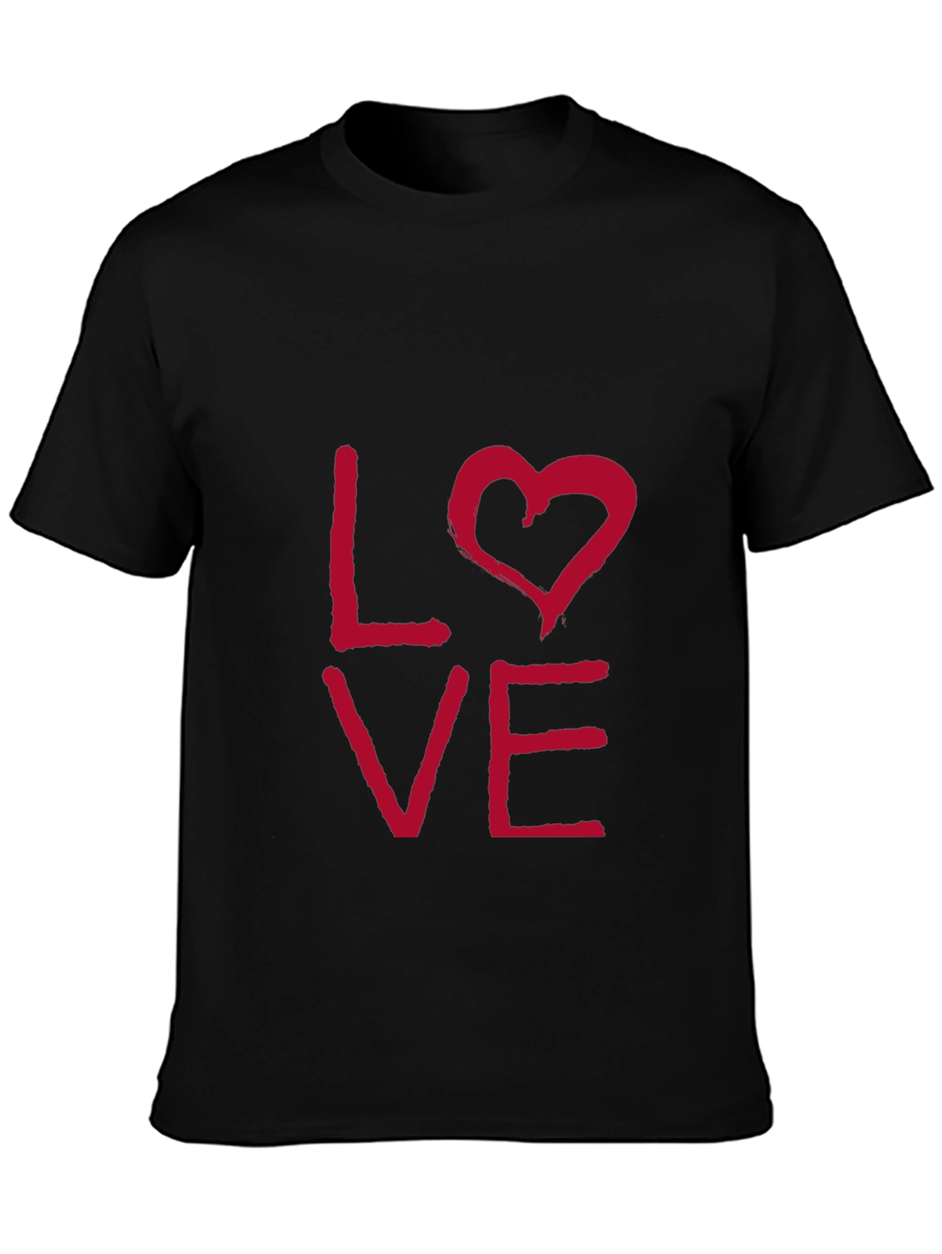 Love Graphic T-Shirt - Casual Short Sleeve Tee