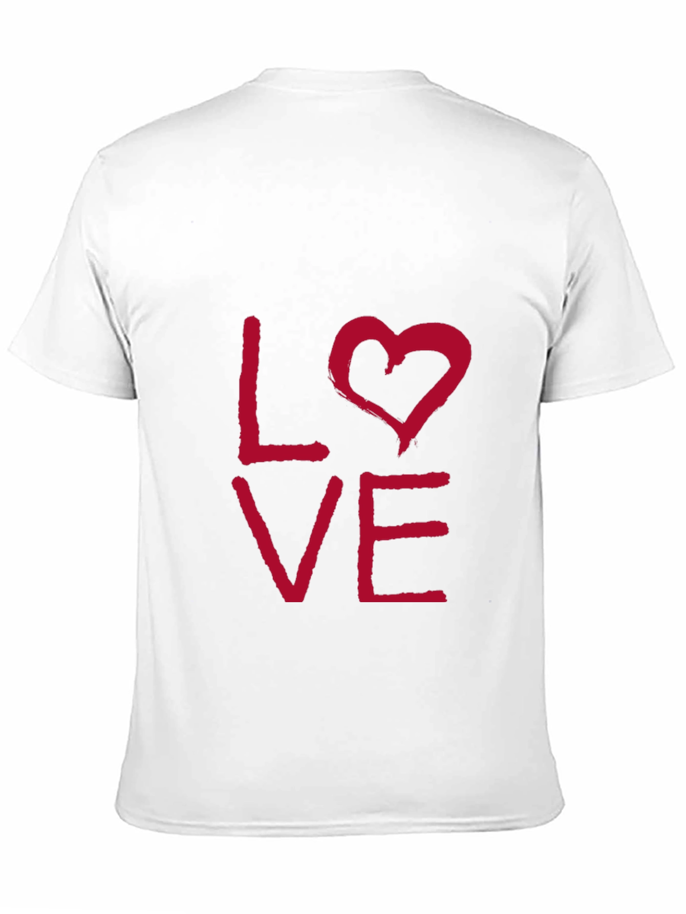 Love Graphic T-Shirt - Casual Short Sleeve Tee