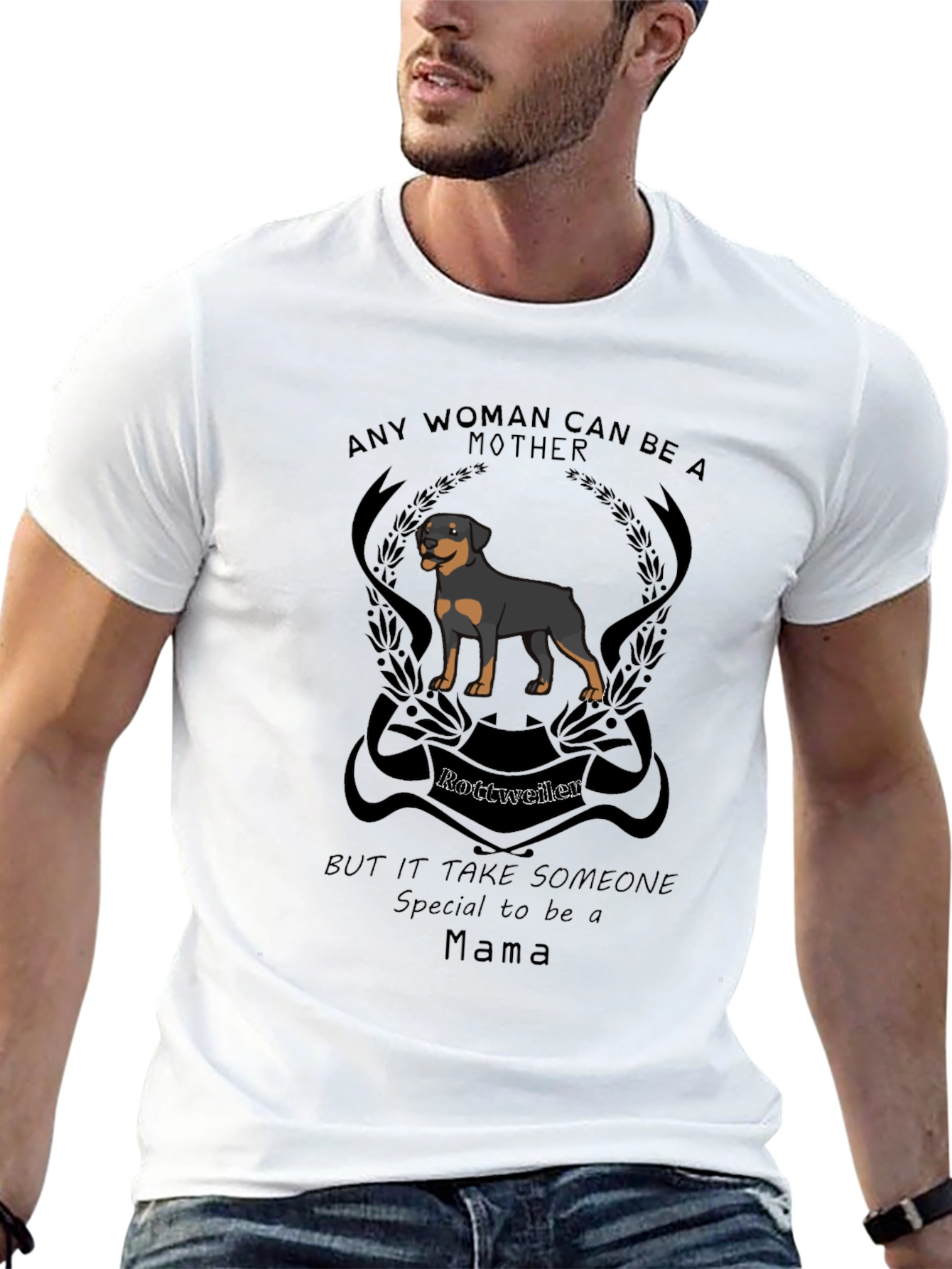Rottweiler Mama T-Shirt - Special Mothers Day Gift