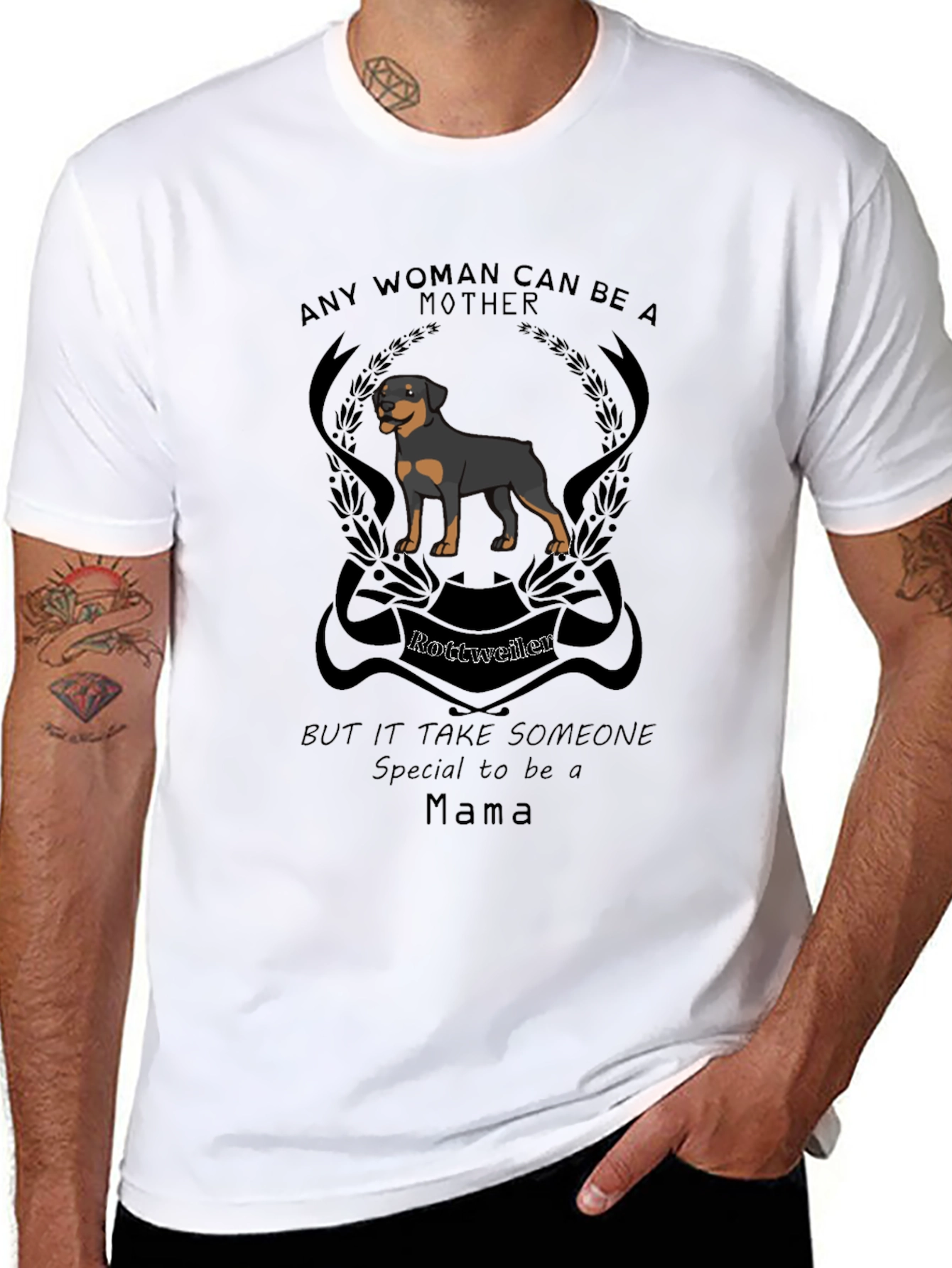Rottweiler Mama T-Shirt - Special Mothers Day Gift