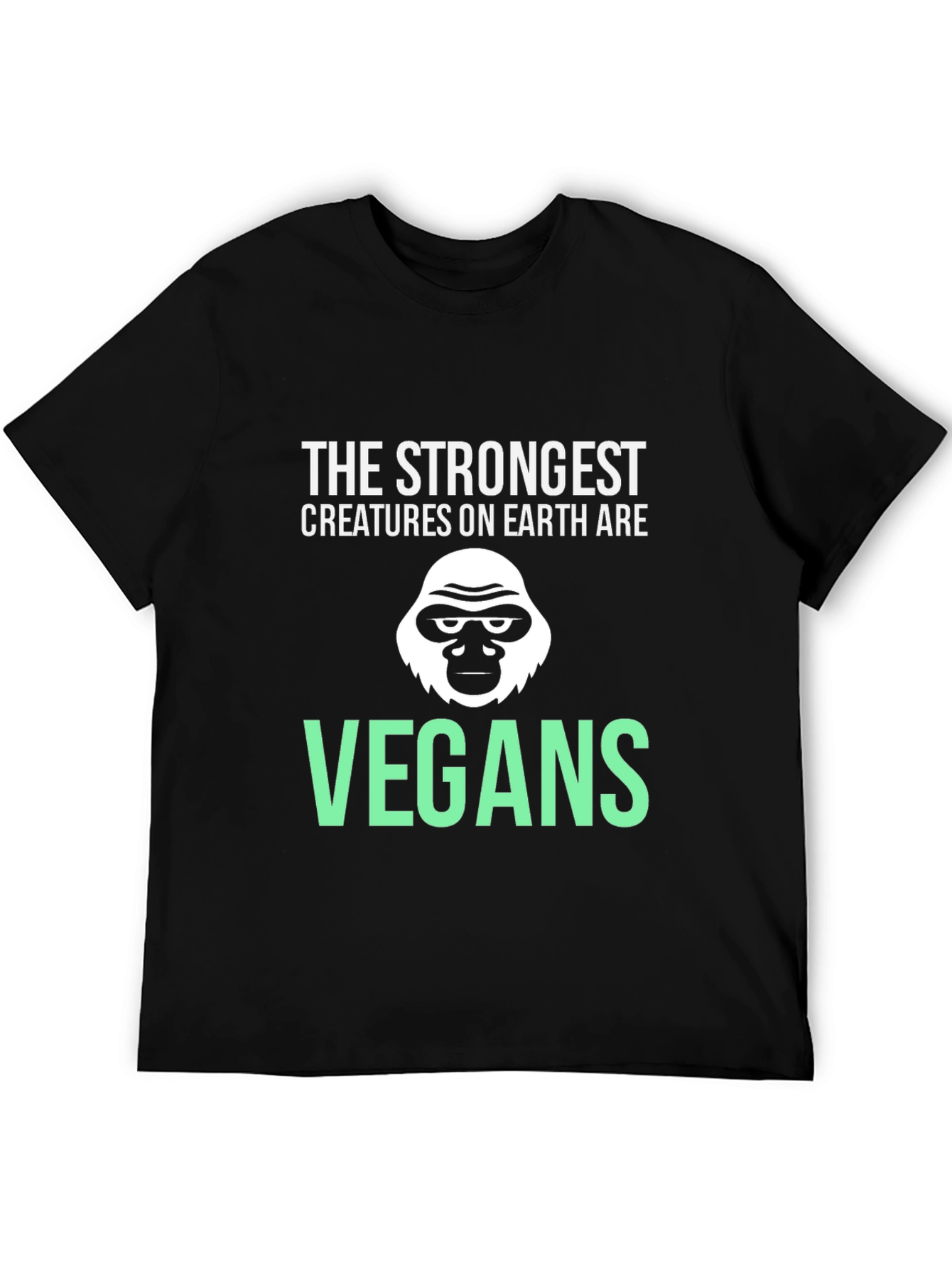 Vegan Gorilla T-Shirt - Strongest Creatures Tee