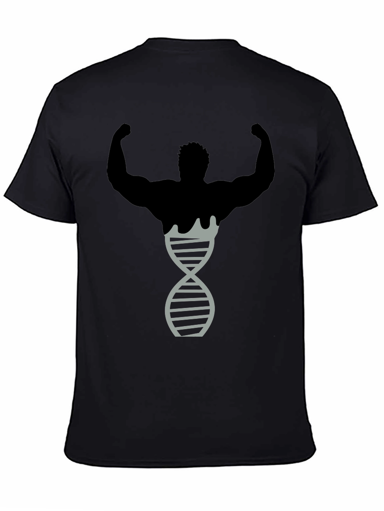 Muscle DNA T-Shirt - Black Bodybuilding Inspired Design