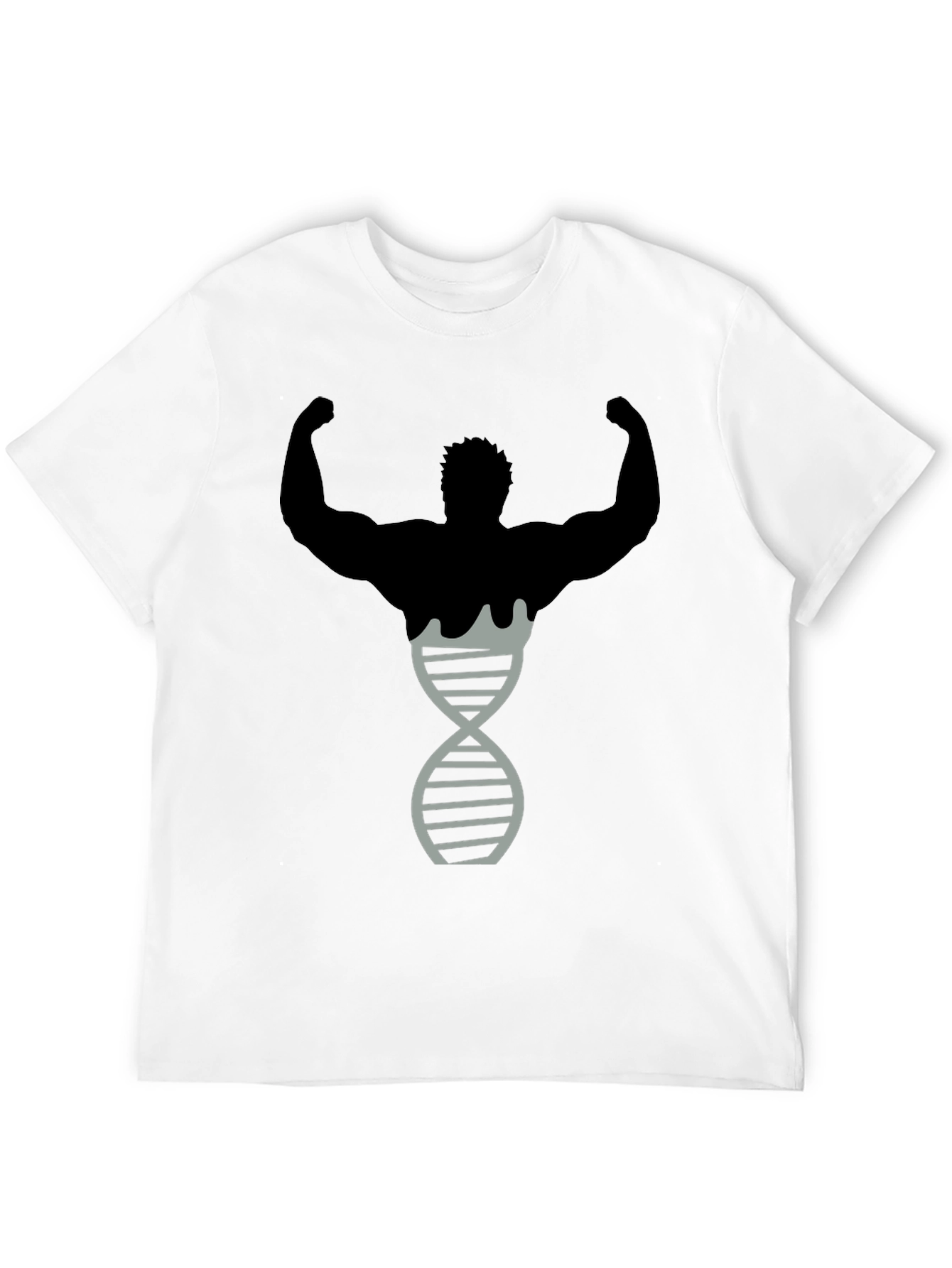 Muscle DNA T-Shirt - Black Bodybuilding Inspired Design