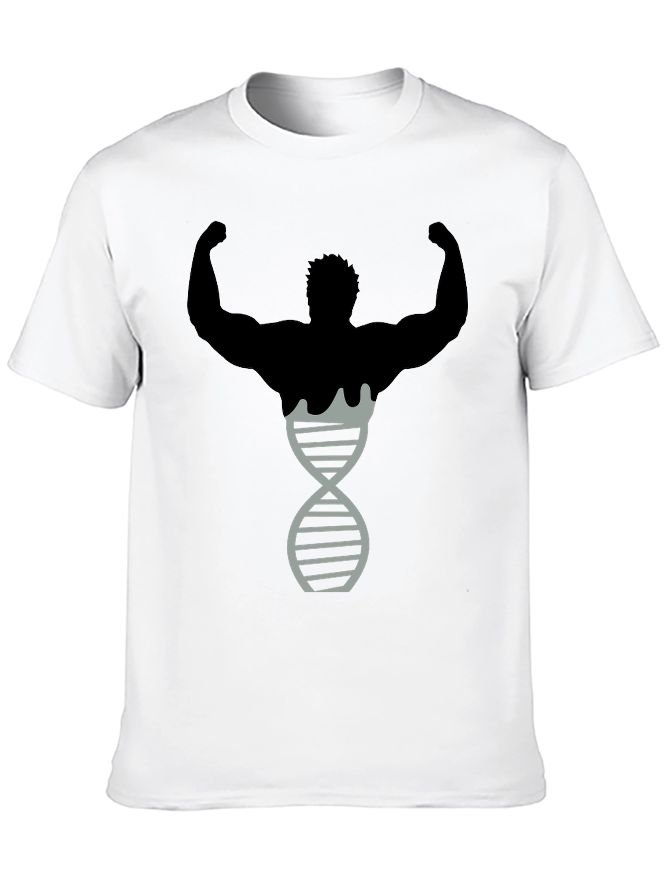 Muscle DNA T-Shirt - Black Bodybuilding Inspired Design