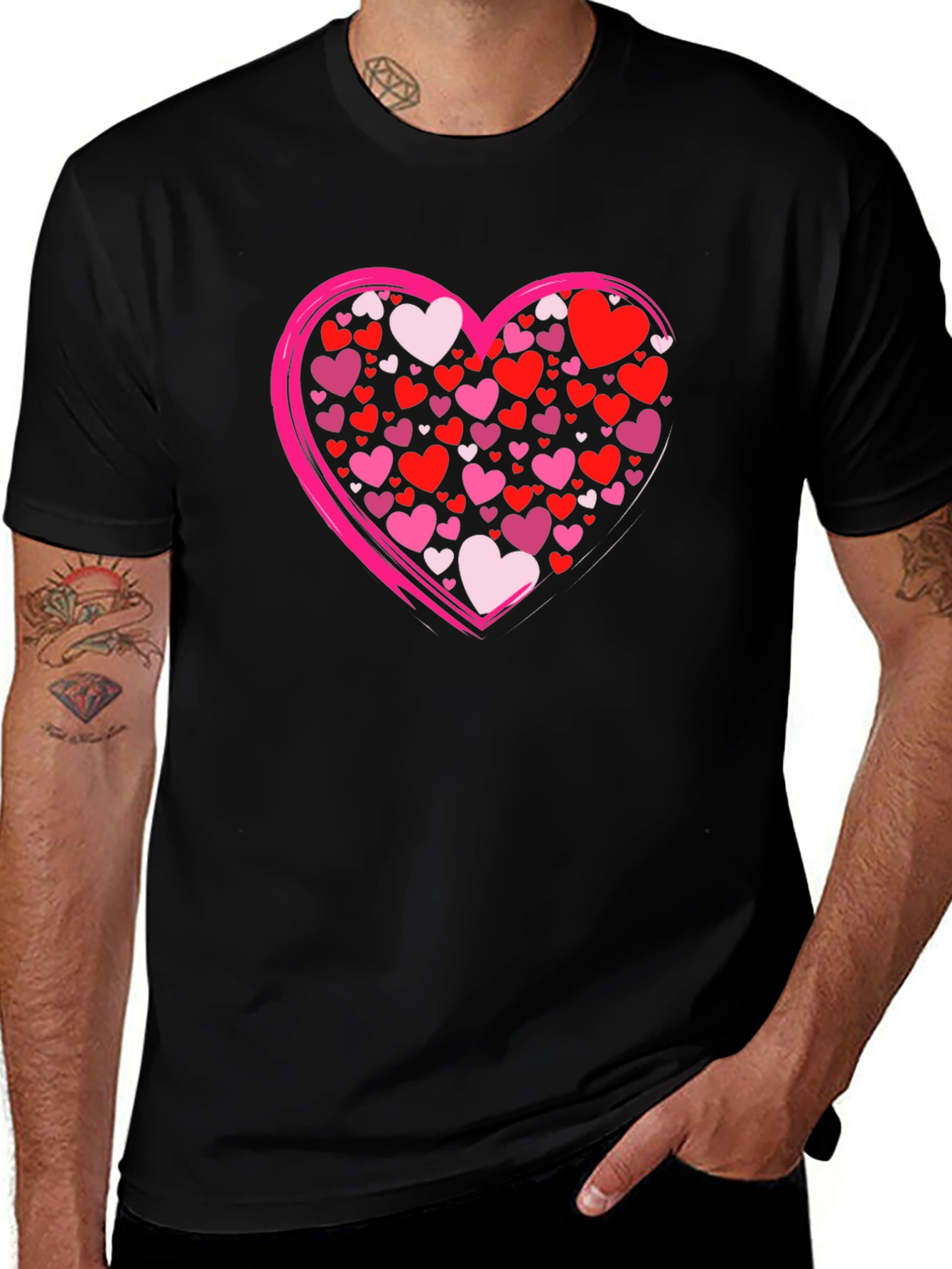 Heart Graphic Tee - Valentines Day Style