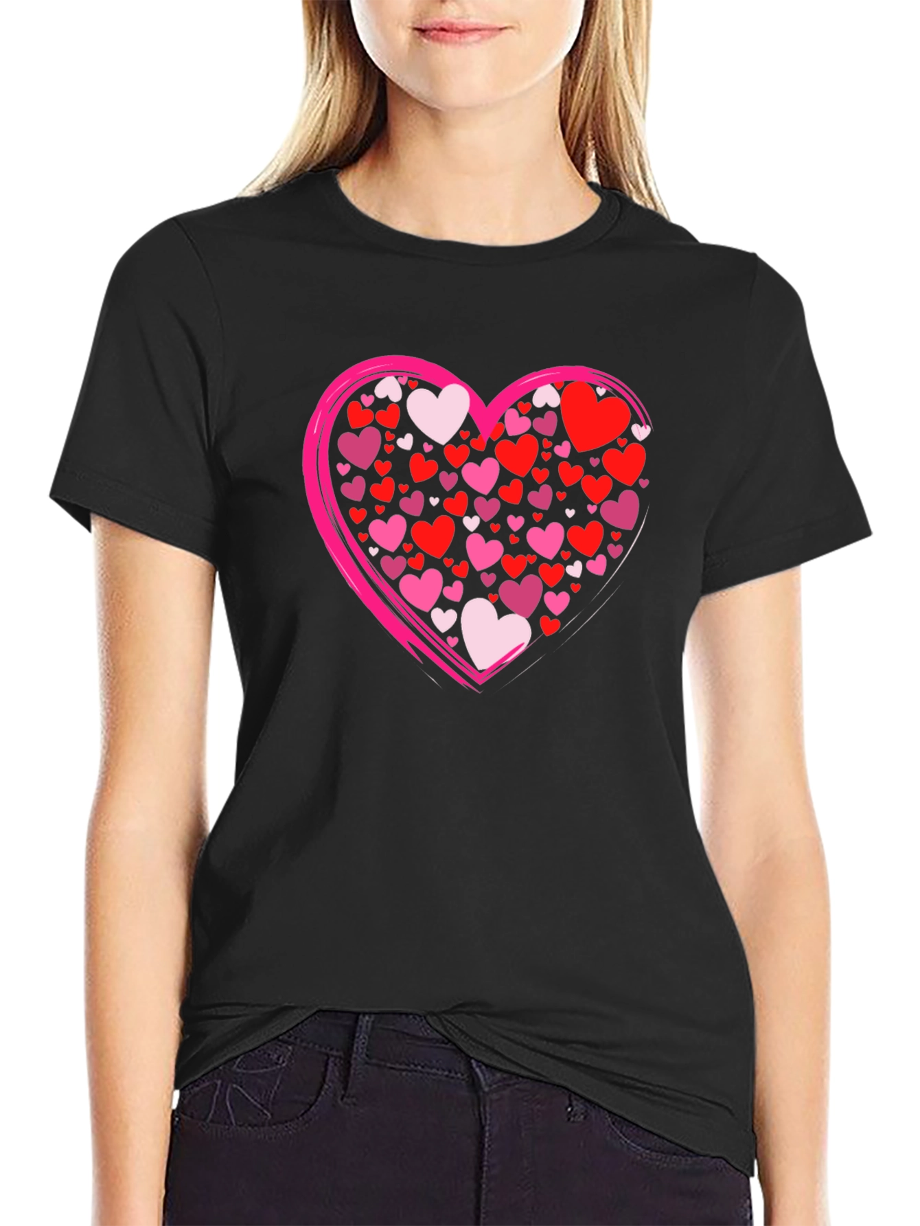 Heart Graphic Tee - Valentines Day Style