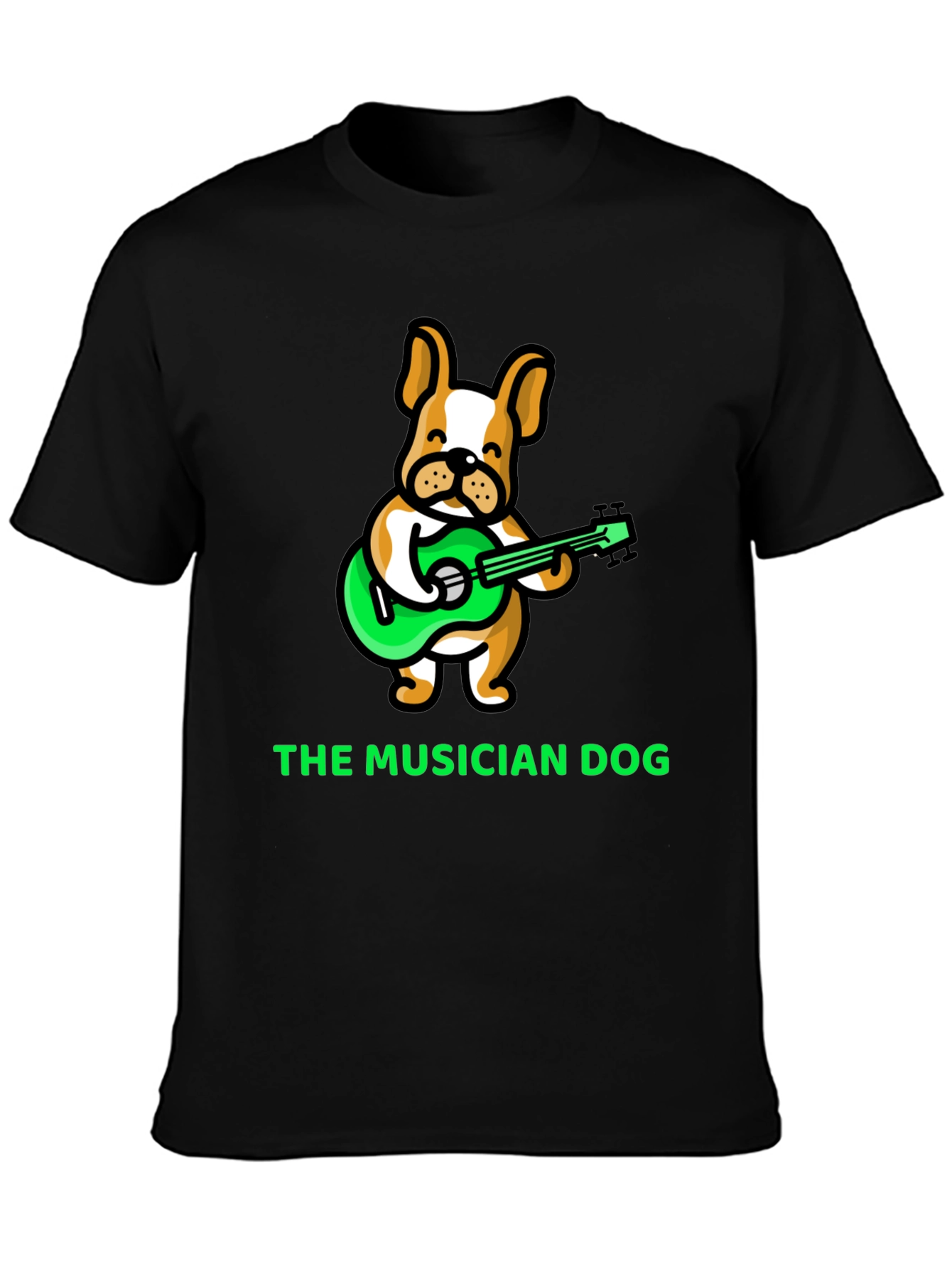 The Musician Dog T-Shirt: Cute Animal Design
