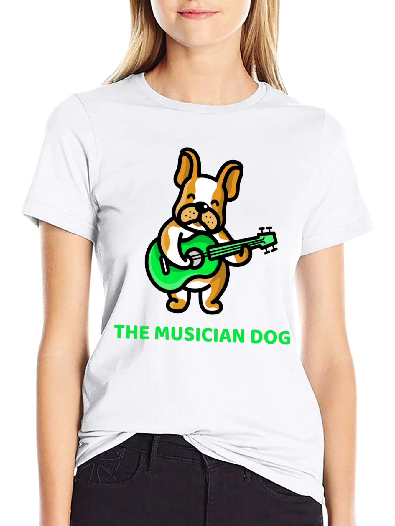 The Musician Dog T-Shirt: Cute Animal Design