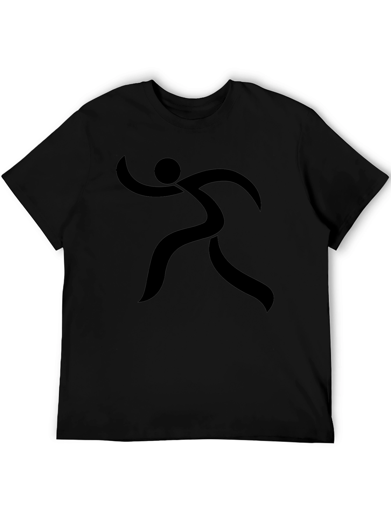 Modern Runner Graphic Tee - Black